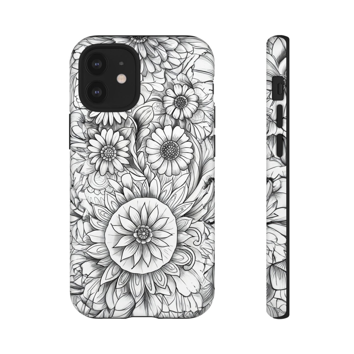 iphone case Botanical Sketch Elegance iPhone 12 Mini