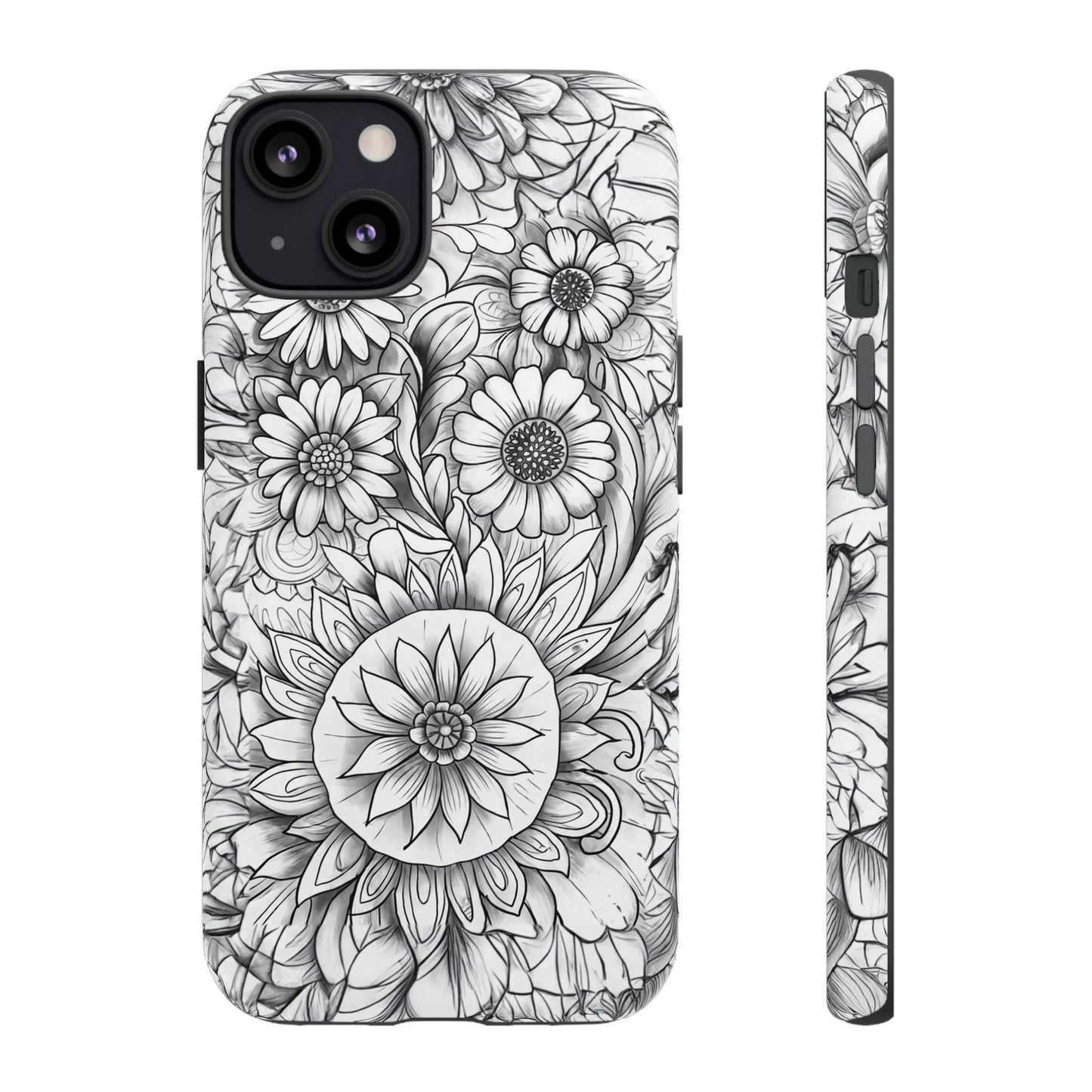 iphone case Botanical Sketch Elegance iPhone 13