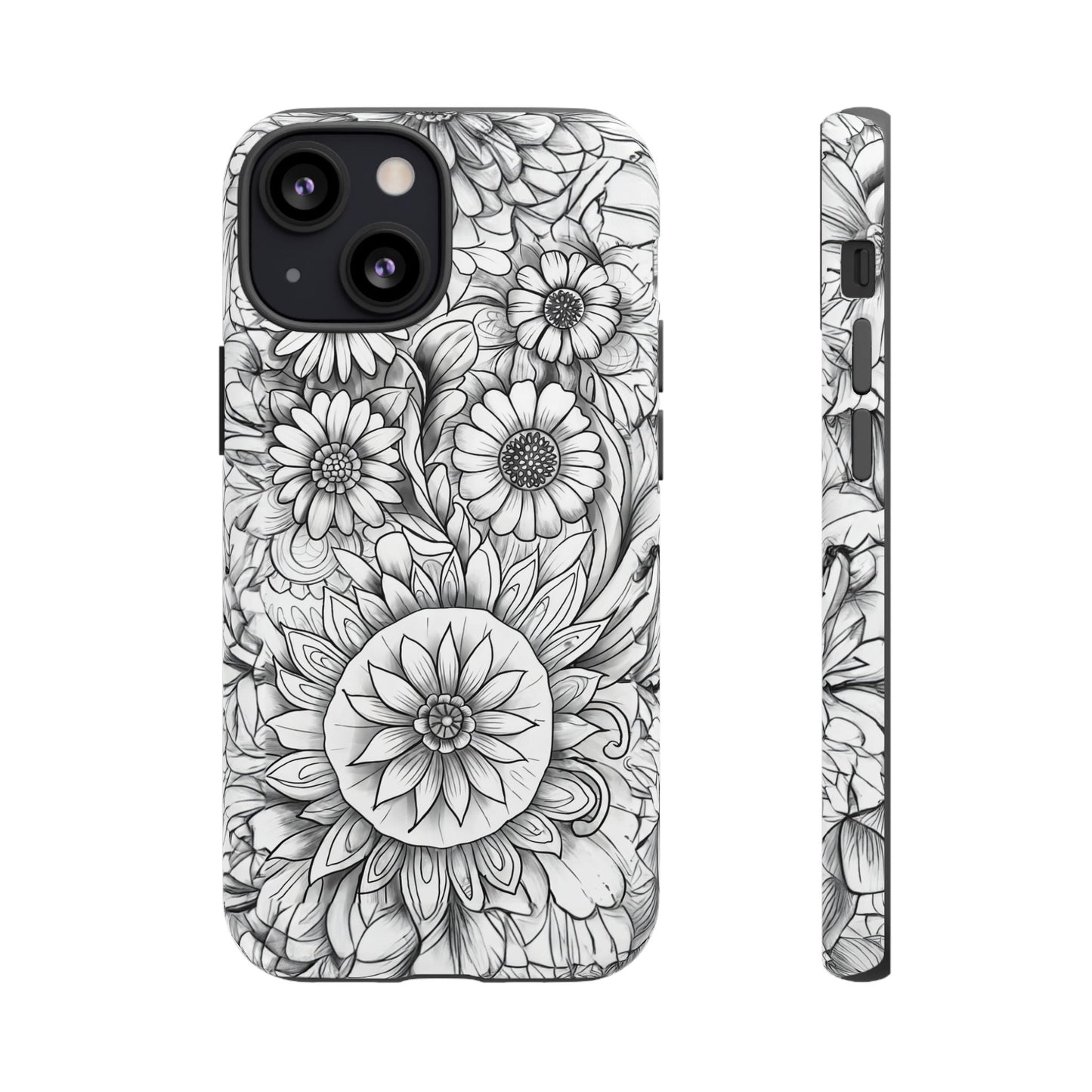 iphone case Botanical Sketch Elegance iPhone 13 Mini