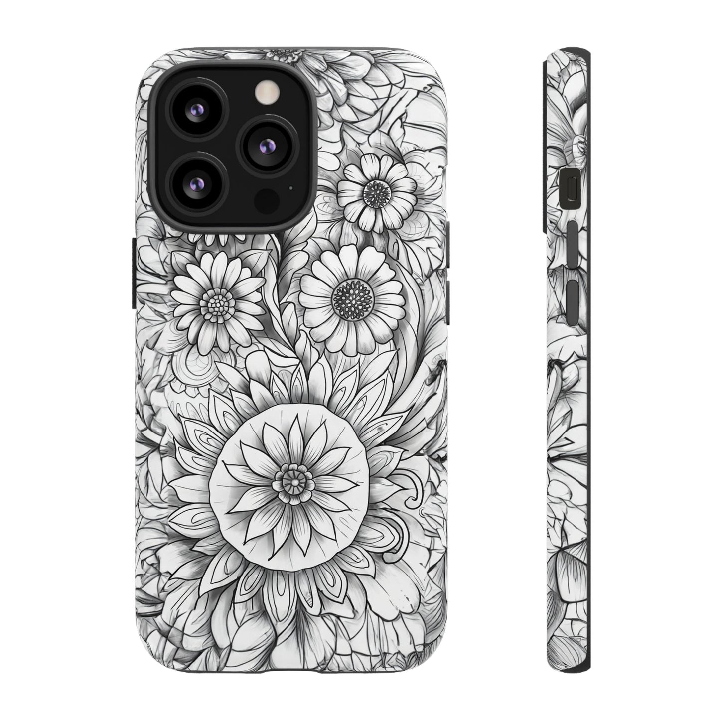 iphone case Botanical Sketch Elegance iPhone 13 Pro