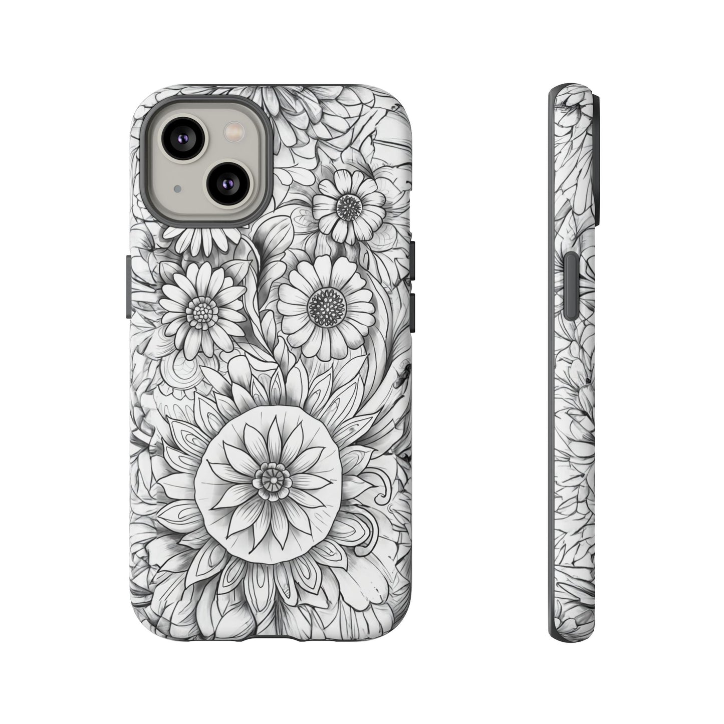 iphone case Botanical Sketch Elegance iPhone 14