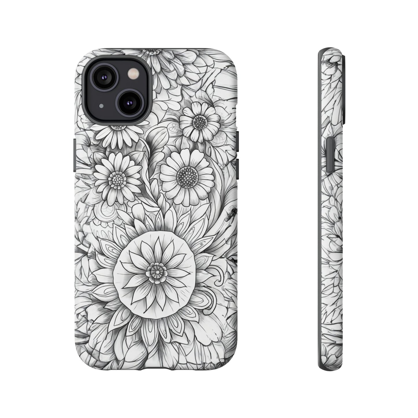 iphone case Botanical Sketch Elegance iPhone 14 Plus