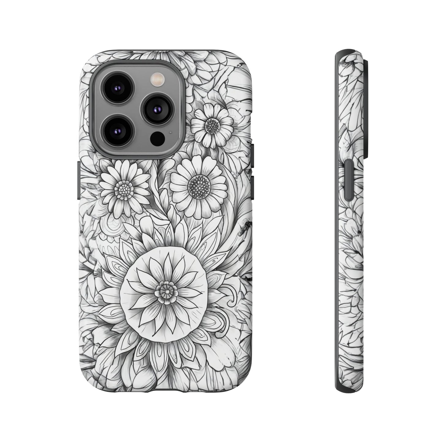 iphone case Botanical Sketch Elegance iPhone 14 Pro