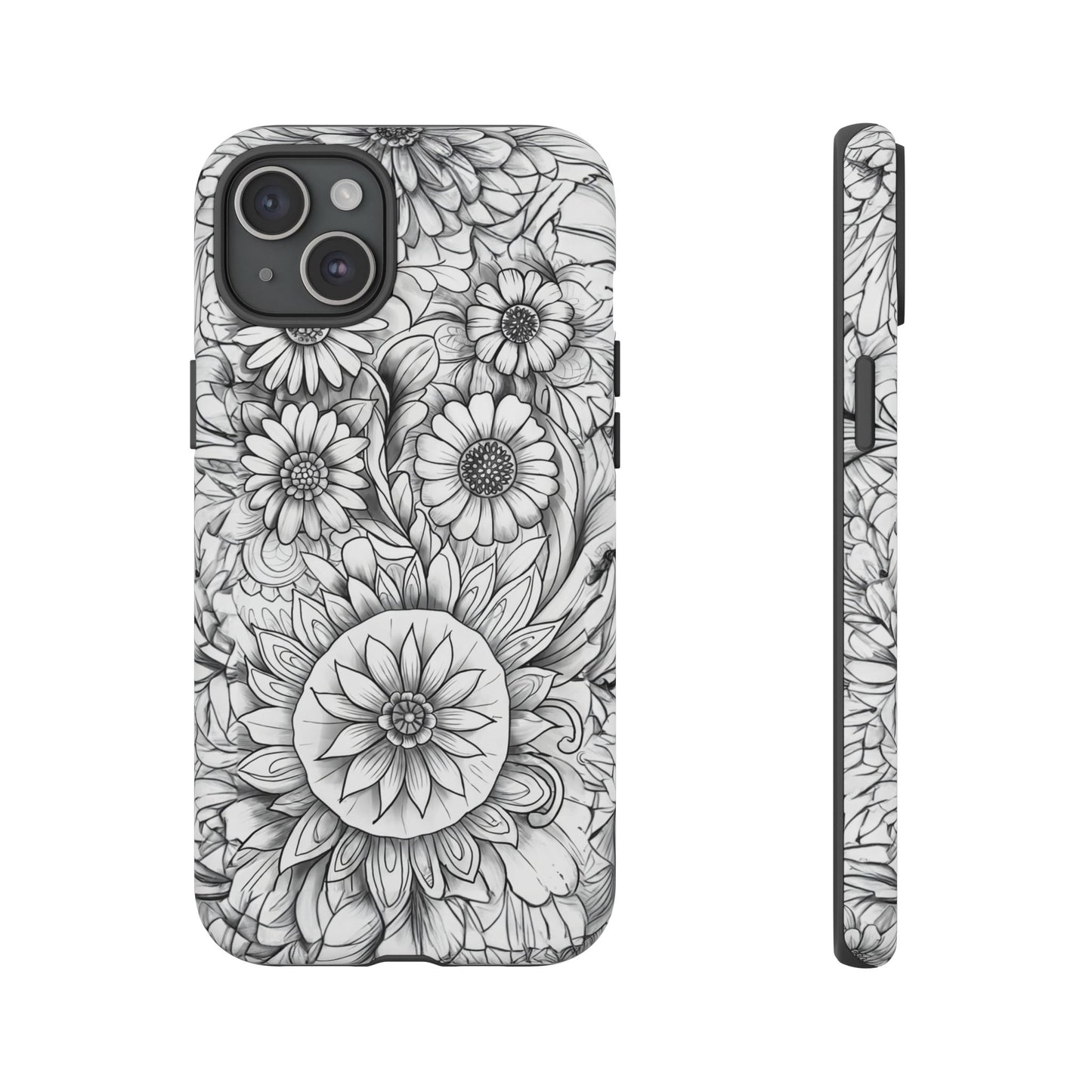 iphone case Botanical Sketch Elegance iPhone 15 Plus