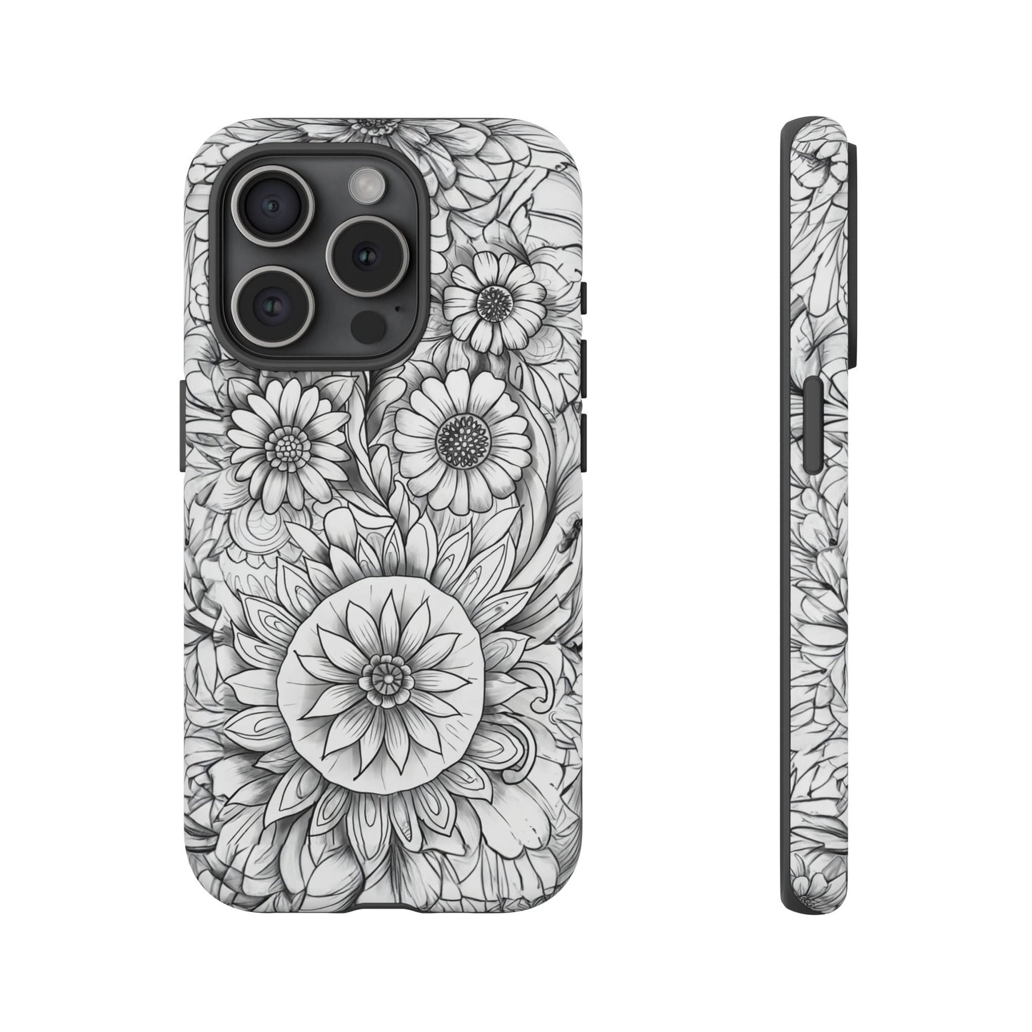 iphone case Botanical Sketch Elegance iPhone 15 Pro