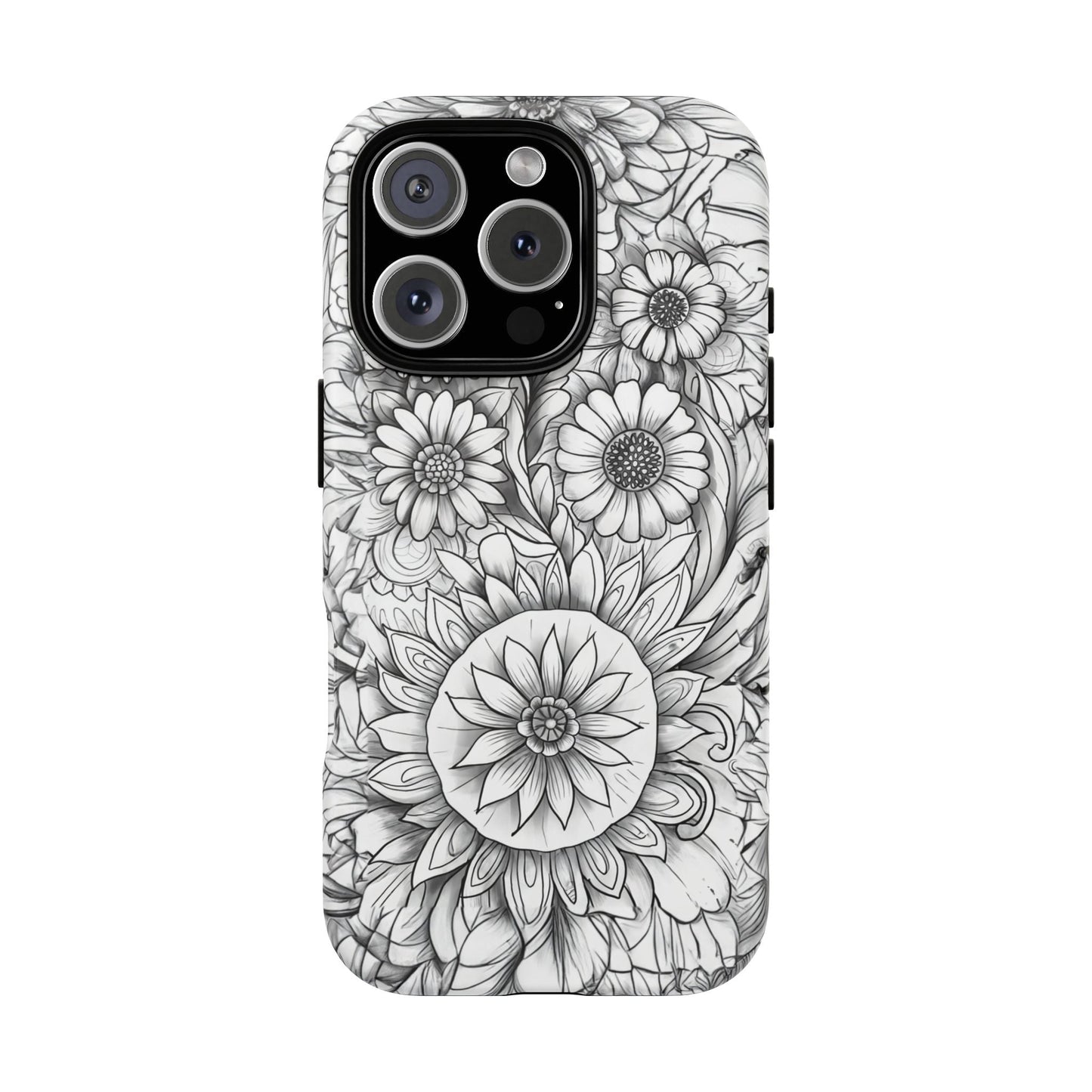 iphone case Botanical Sketch Elegance iPhone 16 Pro