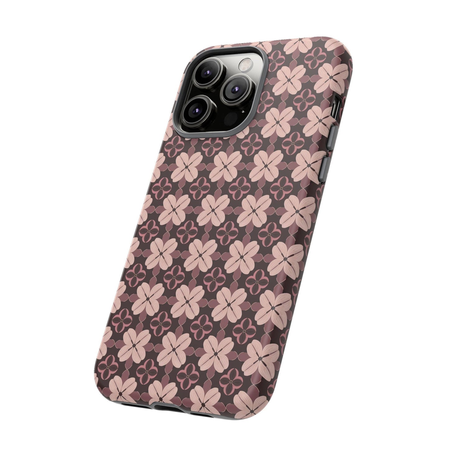 iphone case Burgundy Clover Elegance