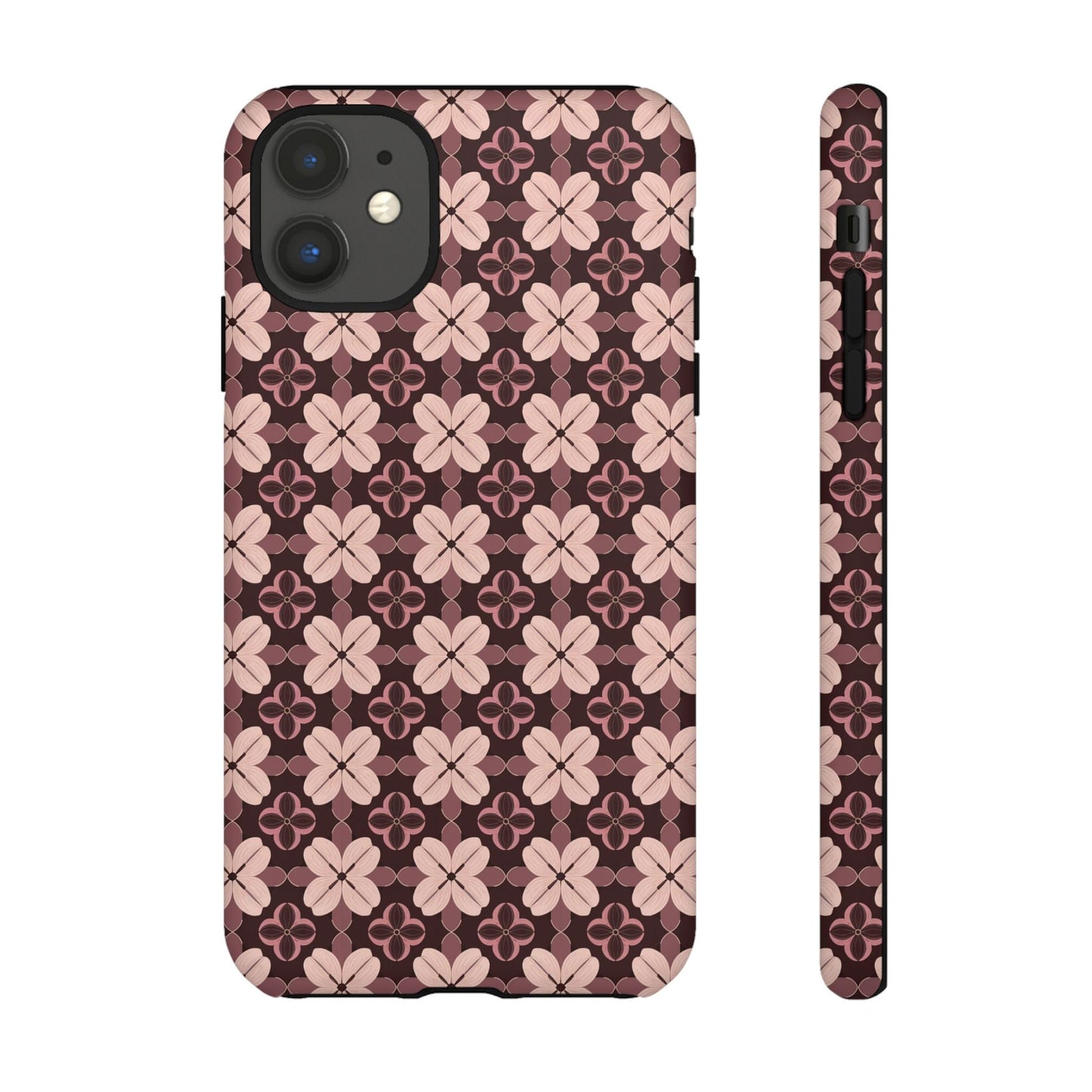 iphone case Burgundy Clover Elegance iPhone 11