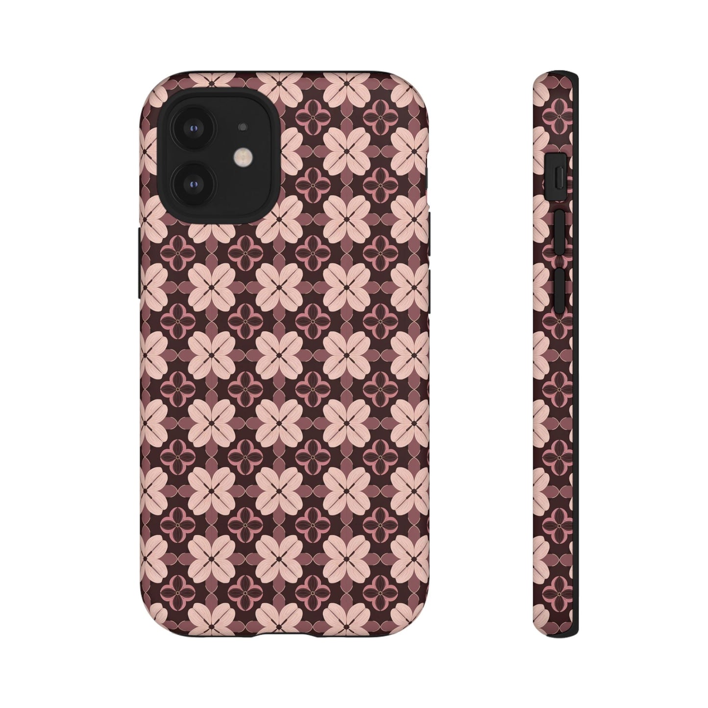 iphone case Burgundy Clover Elegance iPhone 12 Mini