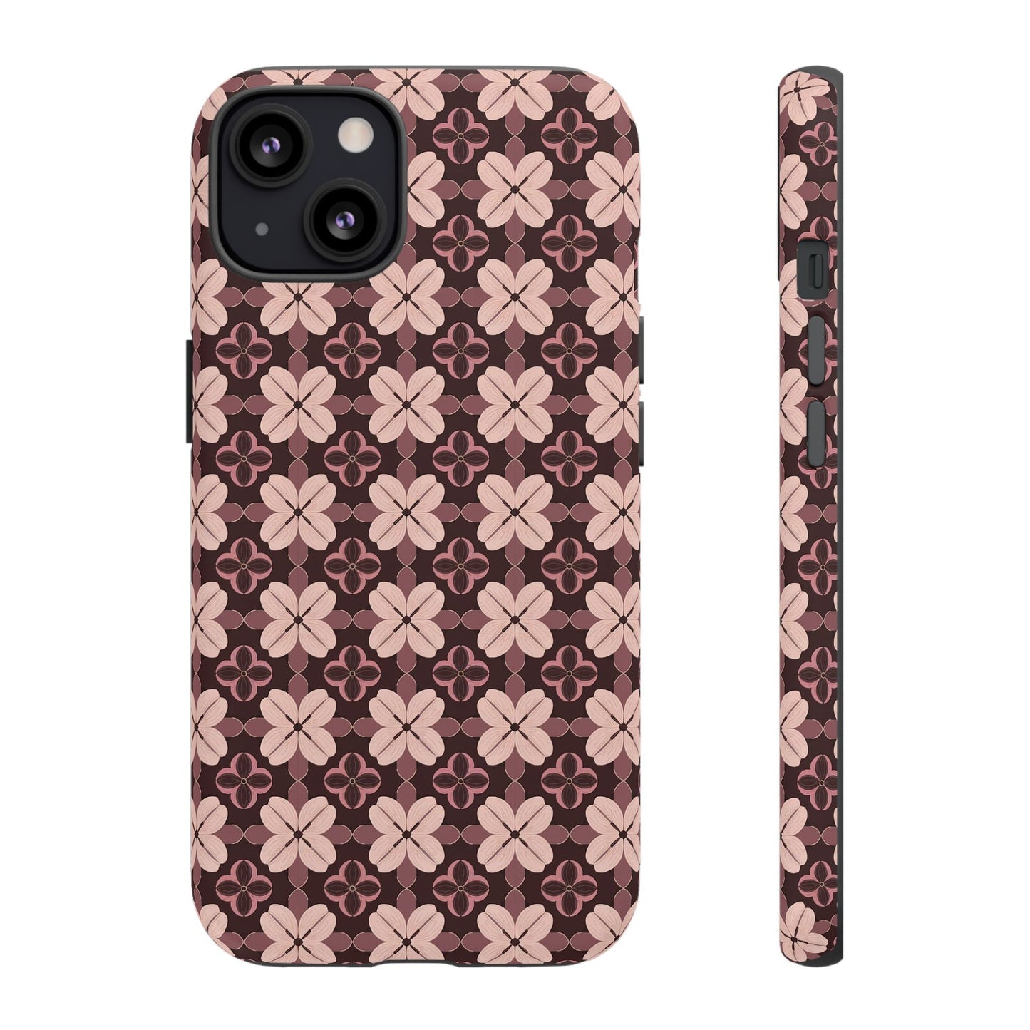 iphone case Burgundy Clover Elegance iPhone 13