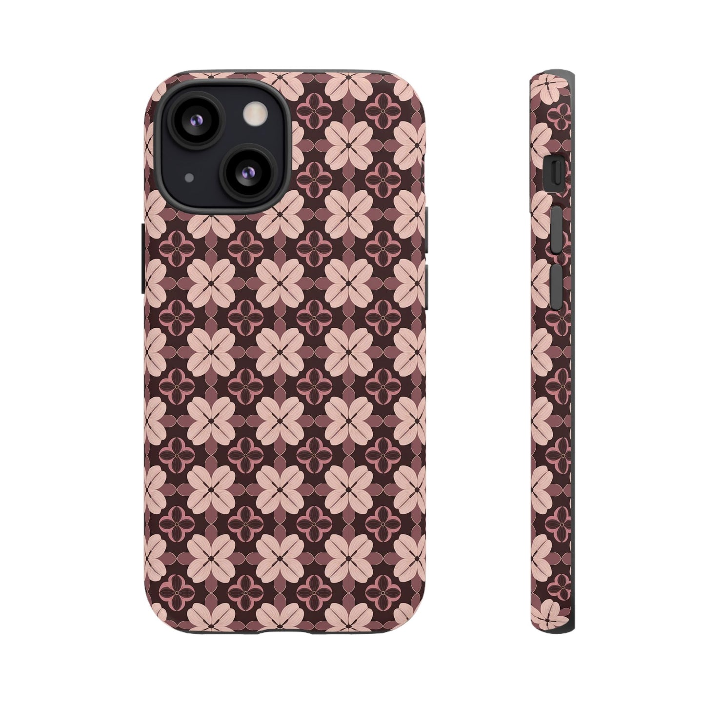 iphone case Burgundy Clover Elegance iPhone 13 Mini