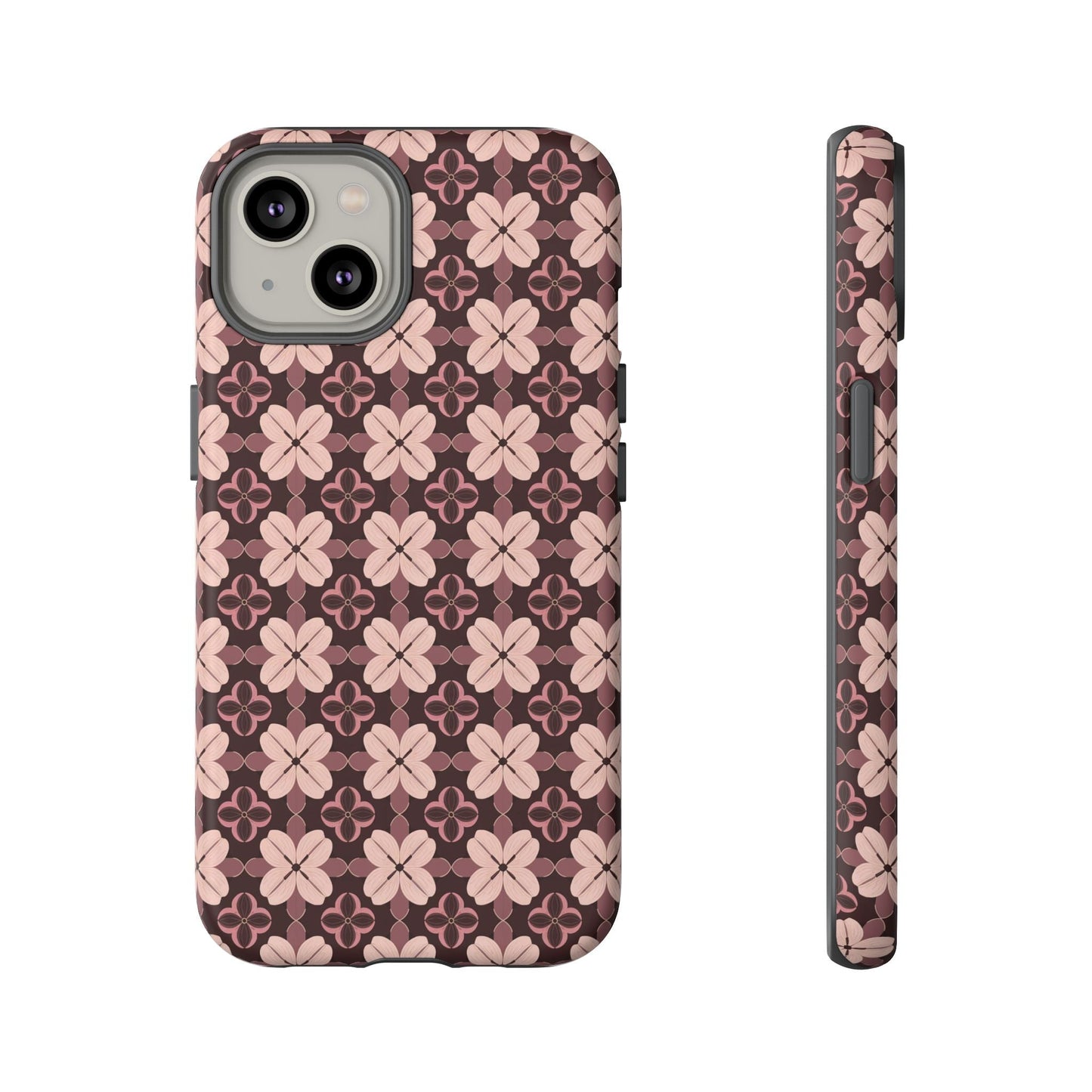 iphone case Burgundy Clover Elegance iPhone 14