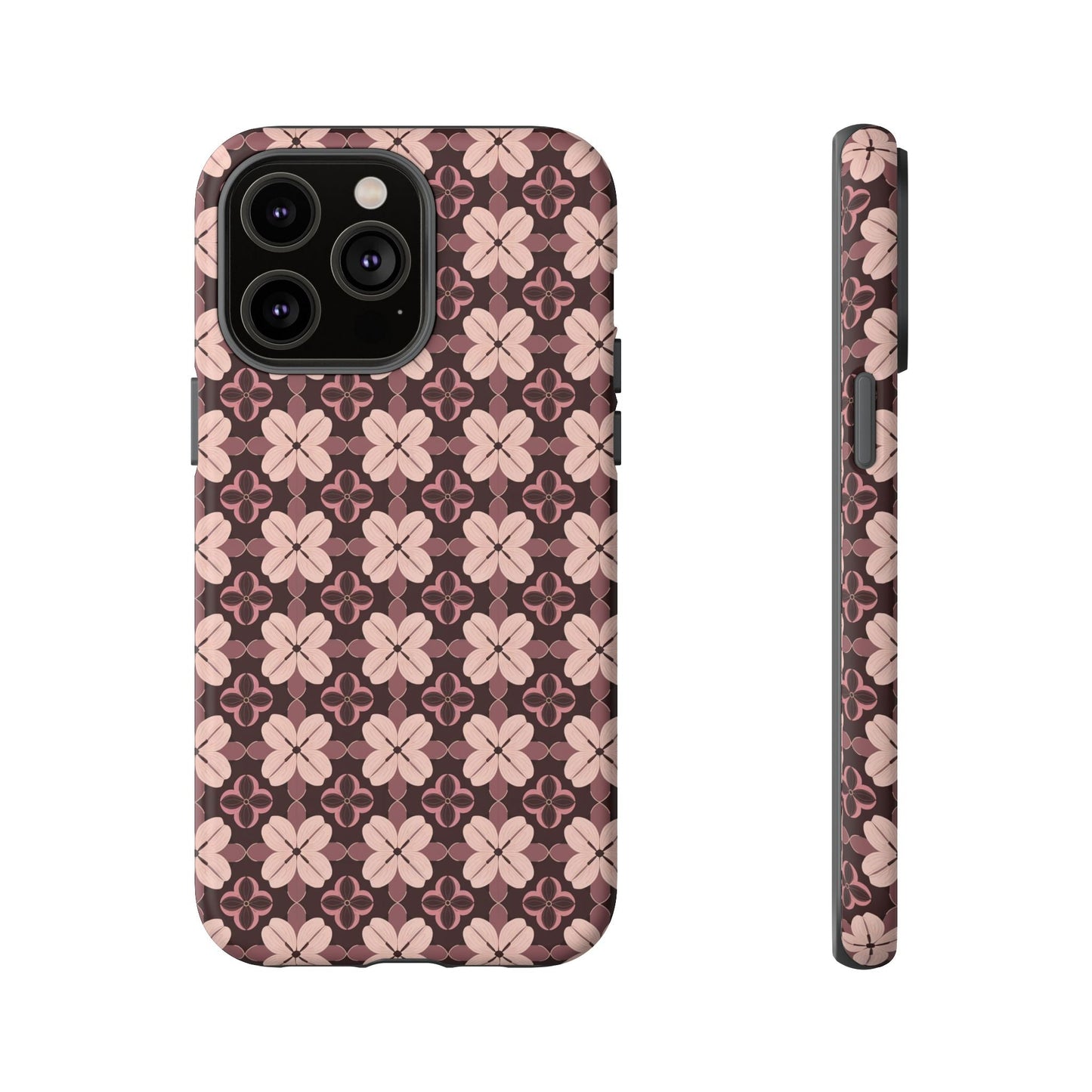 iphone case Burgundy Clover Elegance iPhone 14 Pro Max