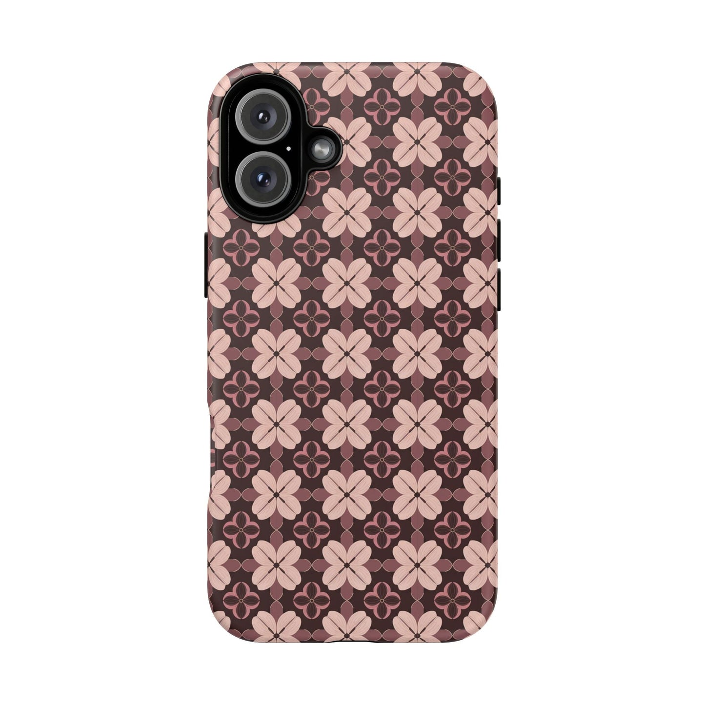iphone case Burgundy Clover Elegance iPhone 16 Plus