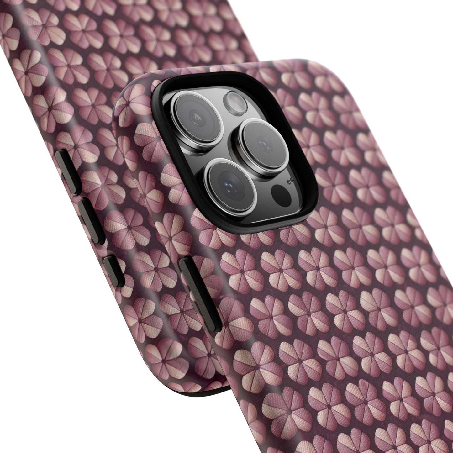 iphone case Burgundy Clover Tapestry