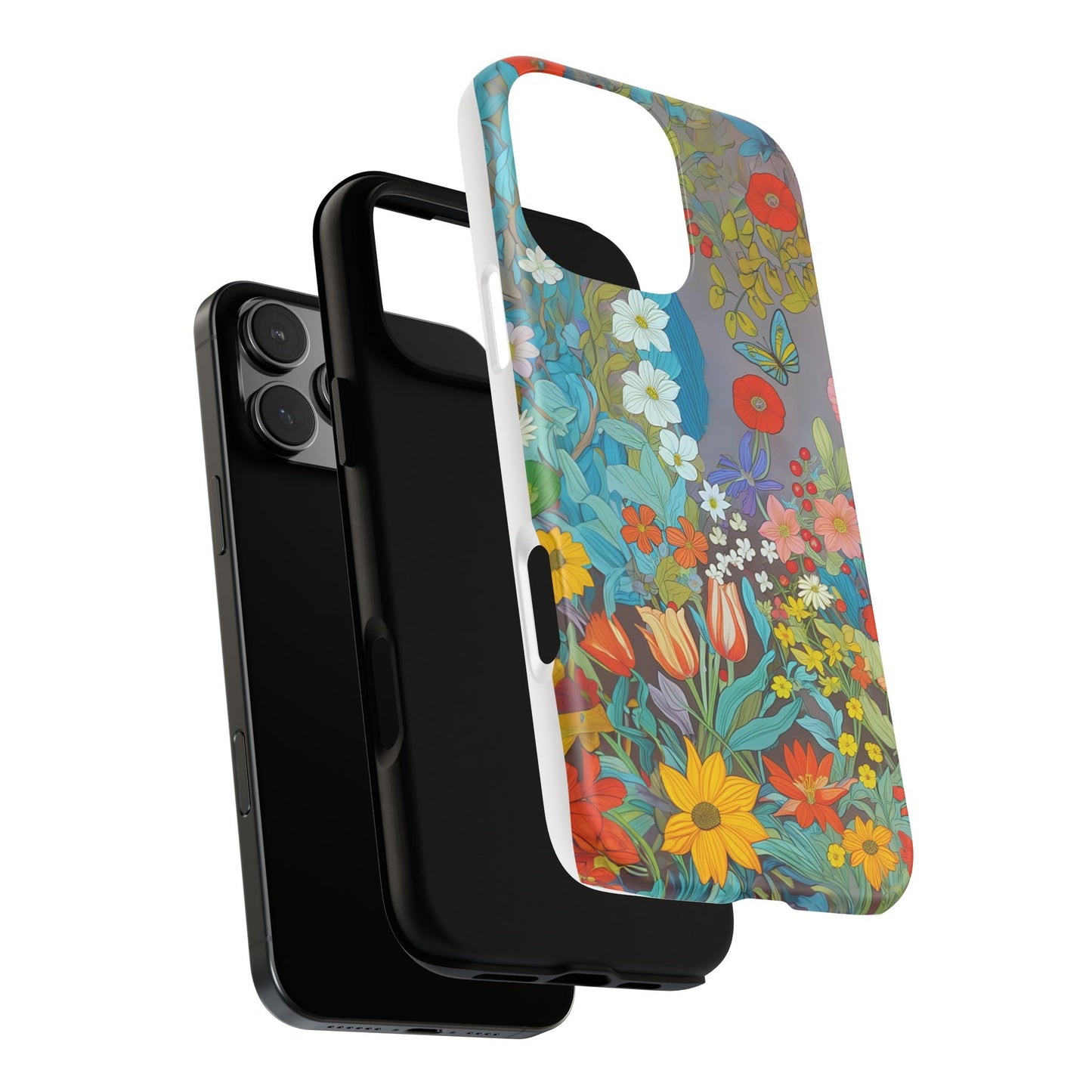 iphone case Butterfly Wildflower Garden