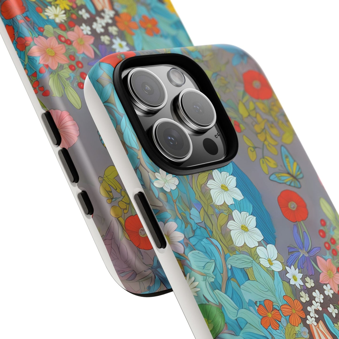 iphone case Butterfly Wildflower Garden