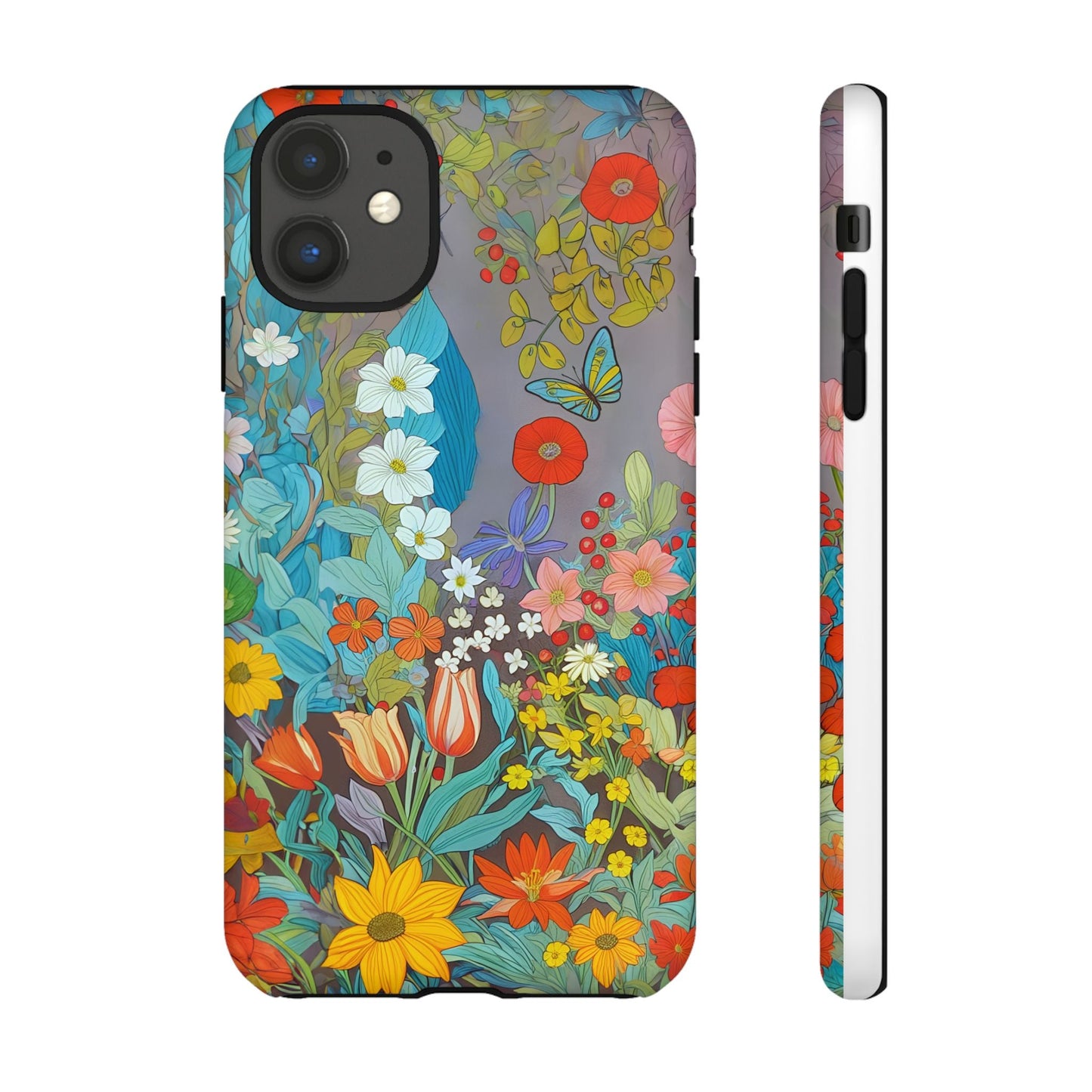 iphone case Butterfly Wildflower Garden iPhone 11