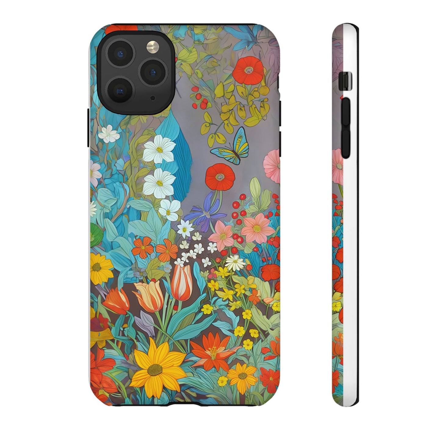 iphone case Butterfly Wildflower Garden iPhone 11 Pro Max