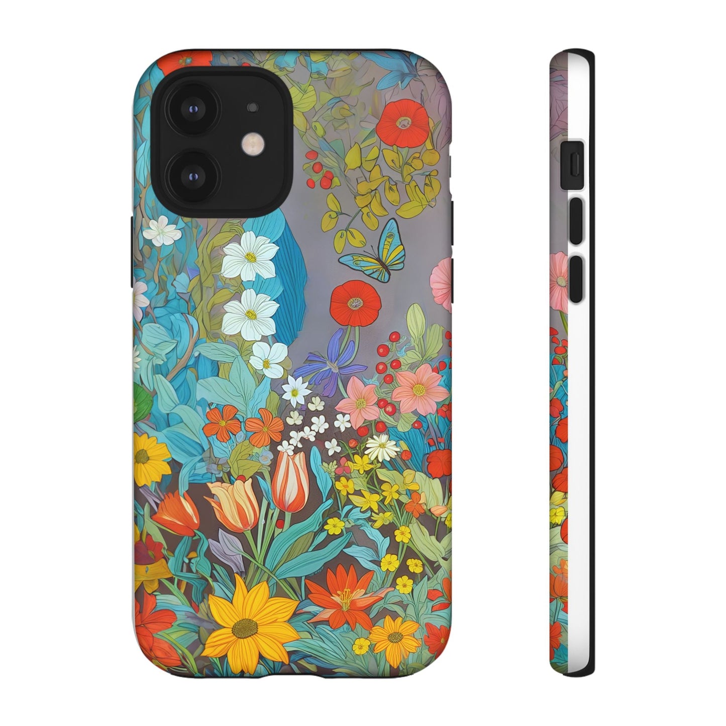 iphone case Butterfly Wildflower Garden iPhone 12