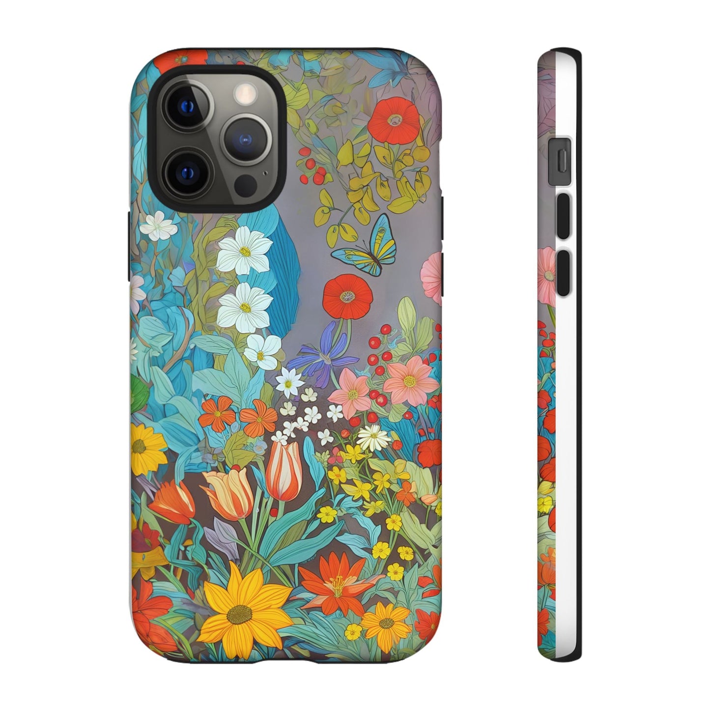 iphone case Butterfly Wildflower Garden iPhone 12 Pro