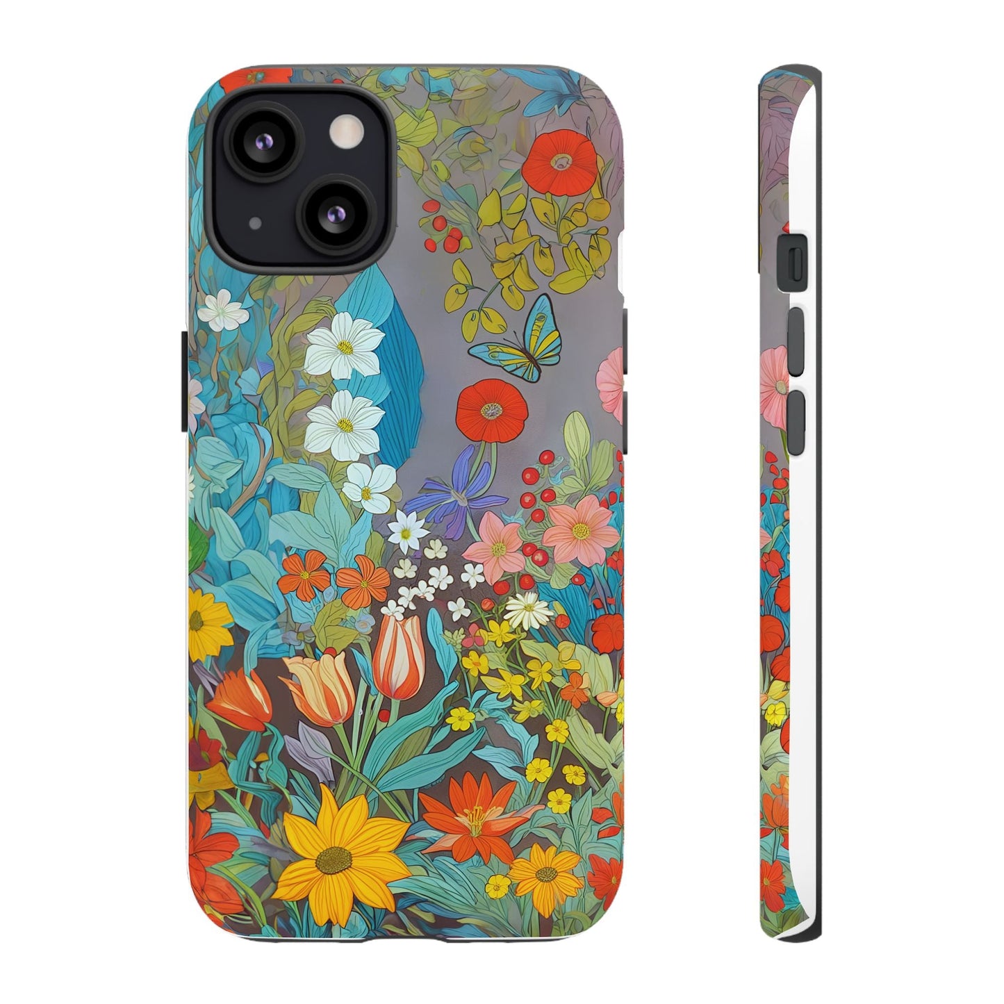 iphone case Butterfly Wildflower Garden iPhone 13