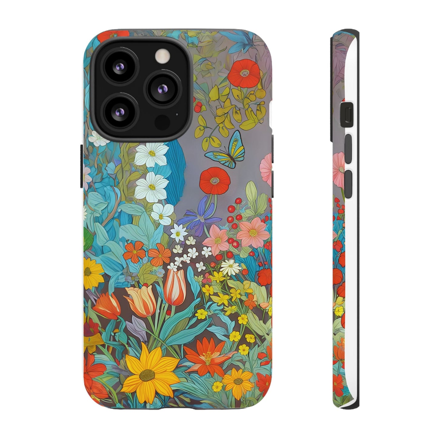 iphone case Butterfly Wildflower Garden iPhone 13 Pro
