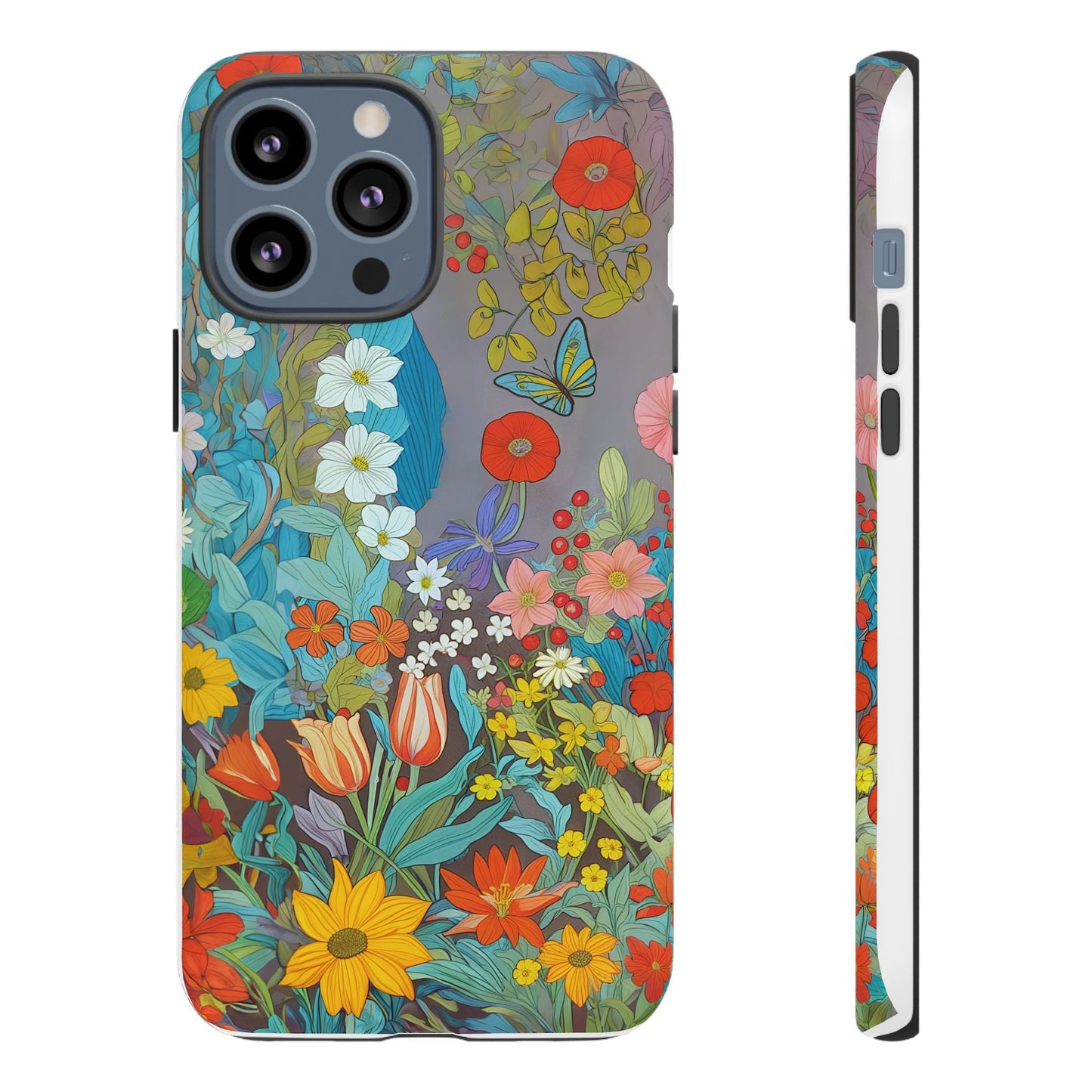 iphone case Butterfly Wildflower Garden iPhone 13 Pro Max