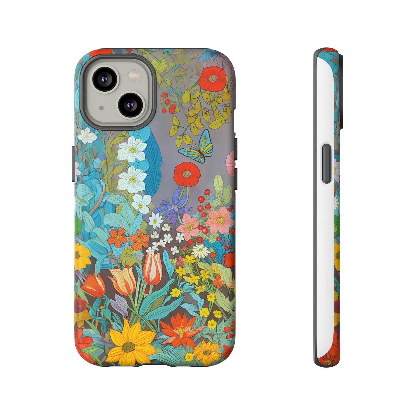 iphone case Butterfly Wildflower Garden iPhone 14