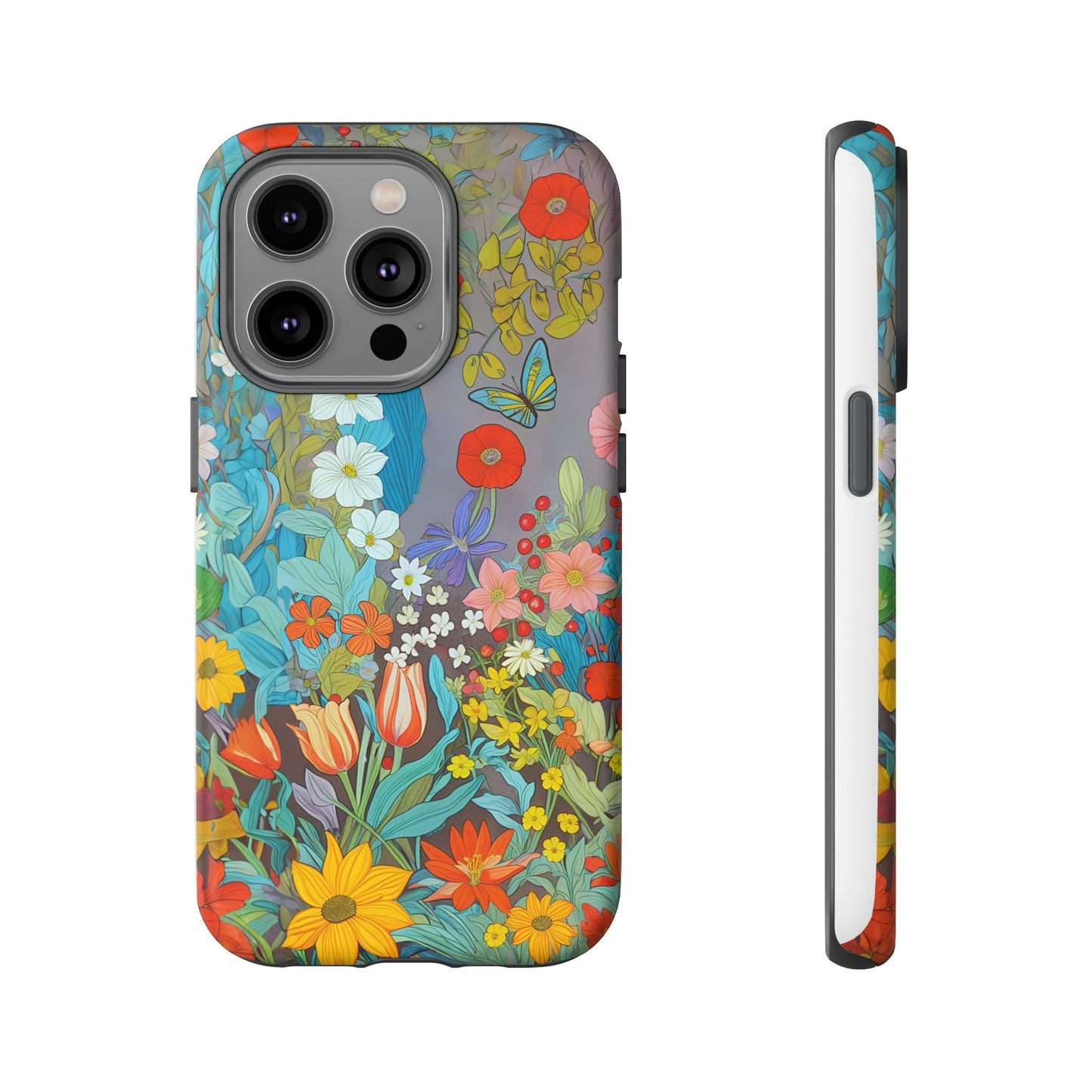 iphone case Butterfly Wildflower Garden iPhone 14 Pro