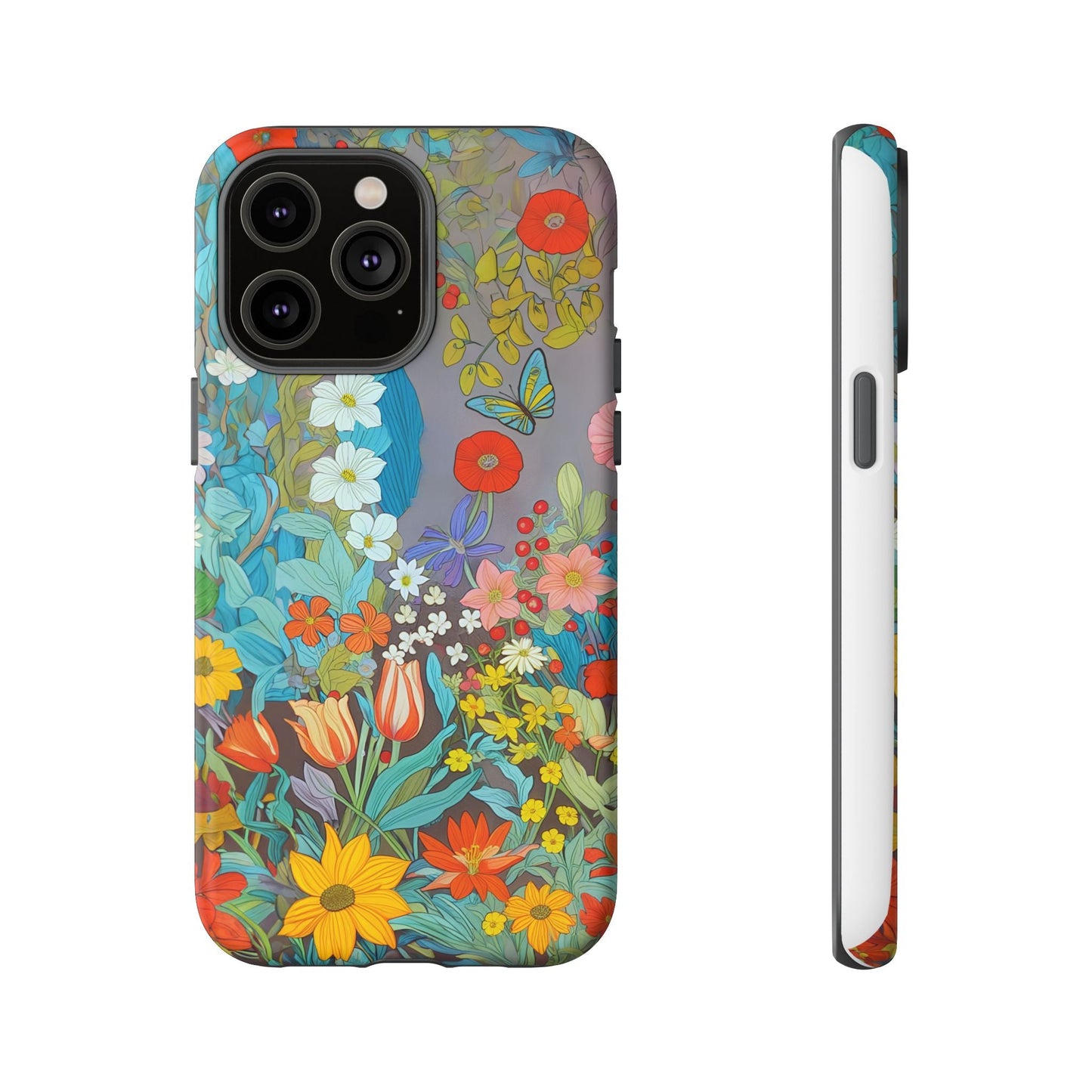 iphone case Butterfly Wildflower Garden iPhone 14 Pro Max