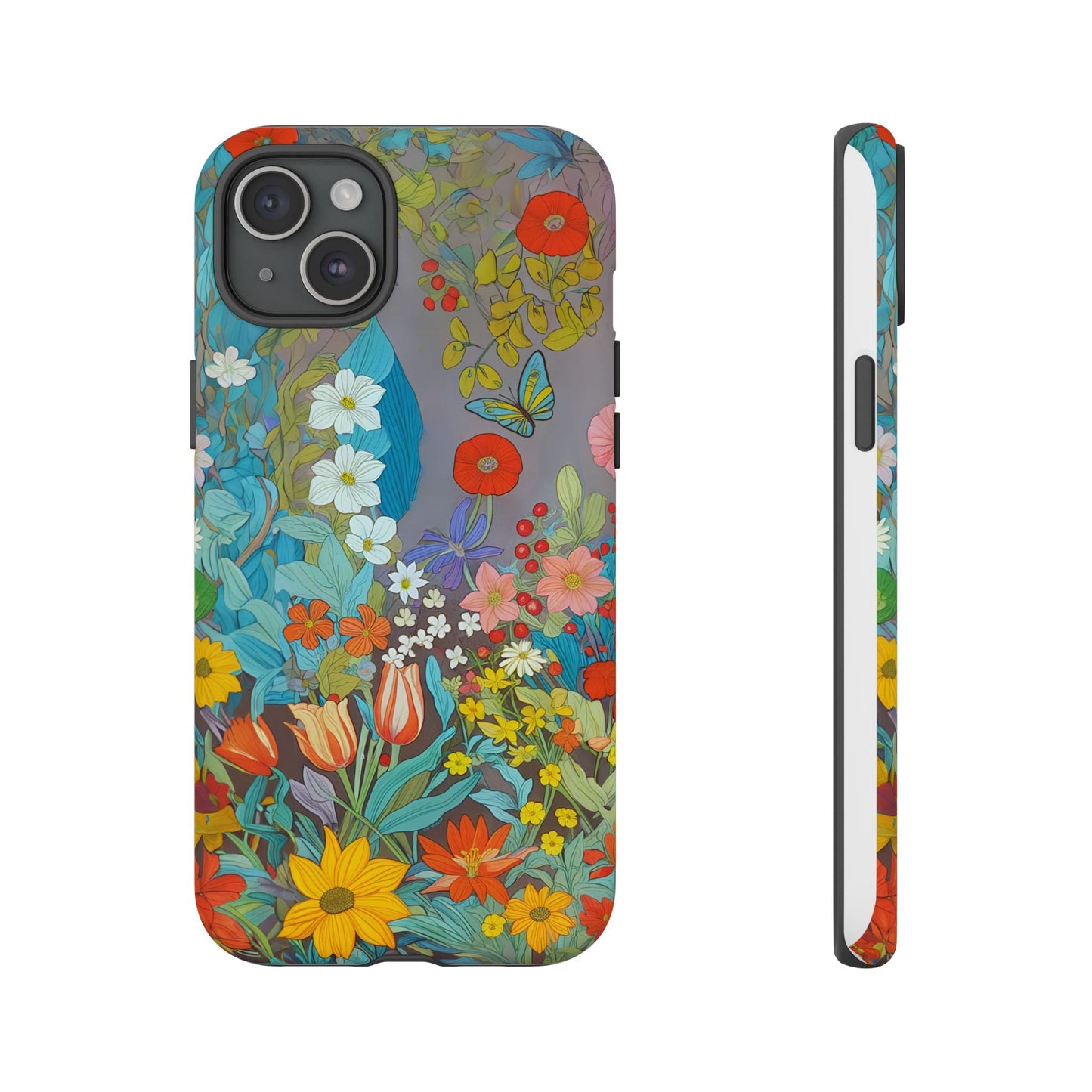 iphone case Butterfly Wildflower Garden iPhone 15 Plus