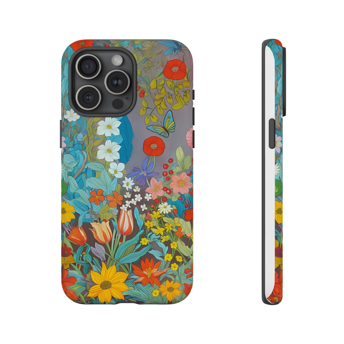 iphone case Butterfly Wildflower Garden iPhone 15 Pro Max