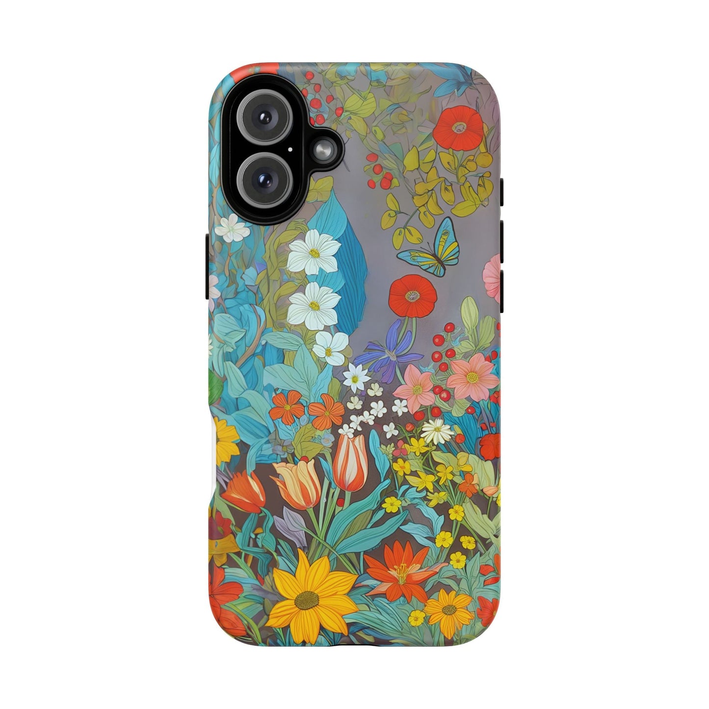 iphone case Butterfly Wildflower Garden iPhone 16 Plus