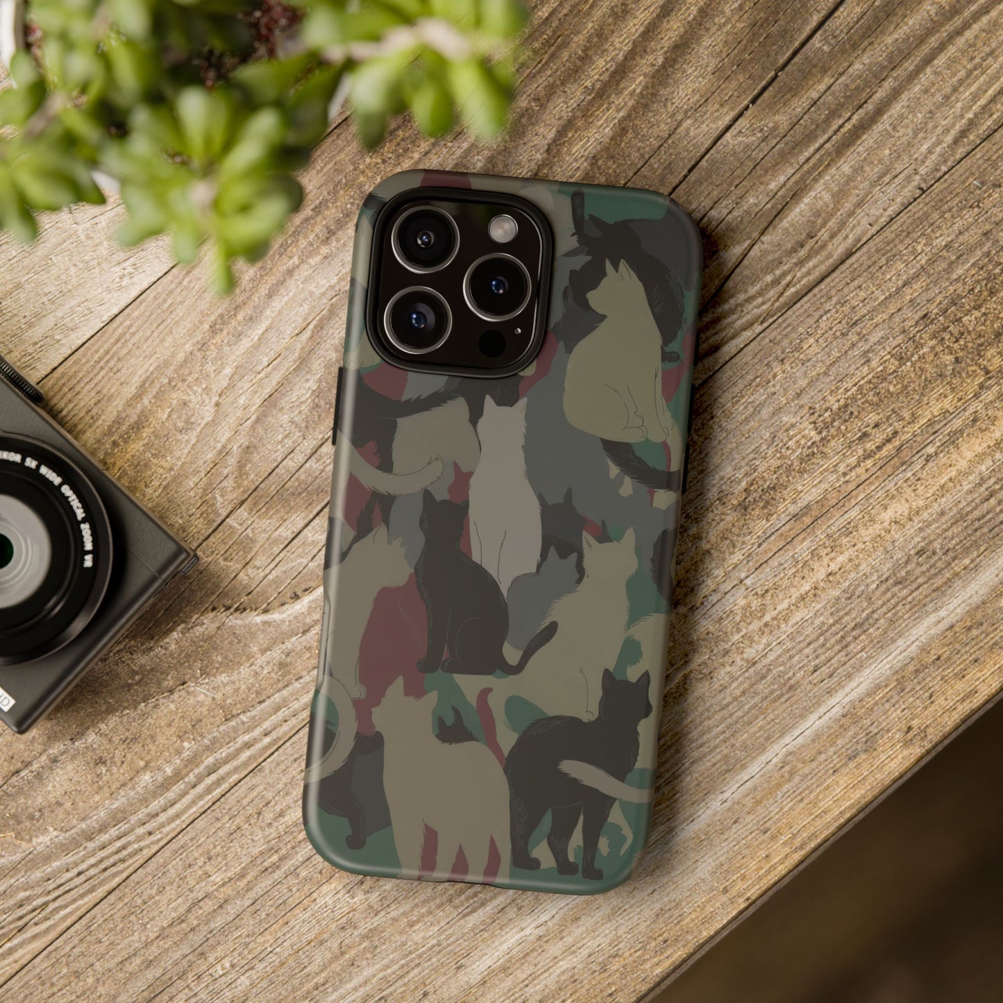 iphone case Camo Cats