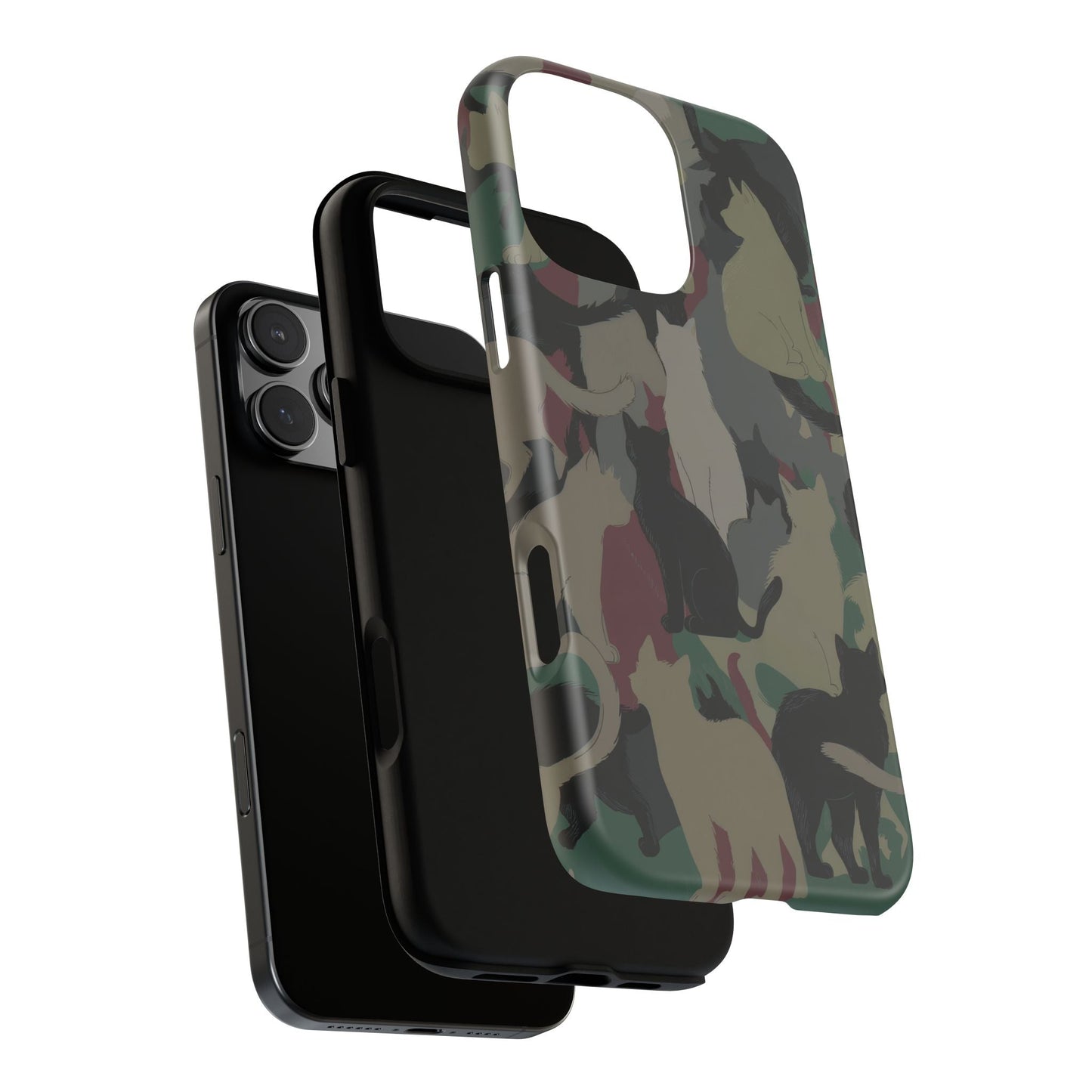 iphone case Camo Cats