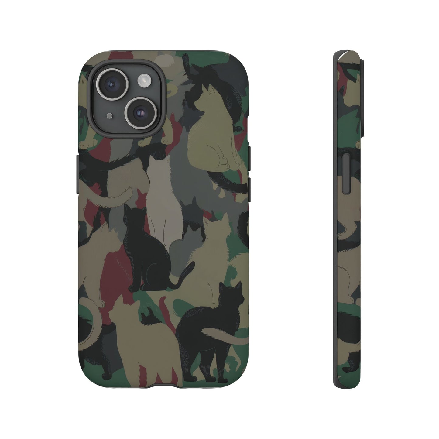 iphone case Camo Cats iPhone 15