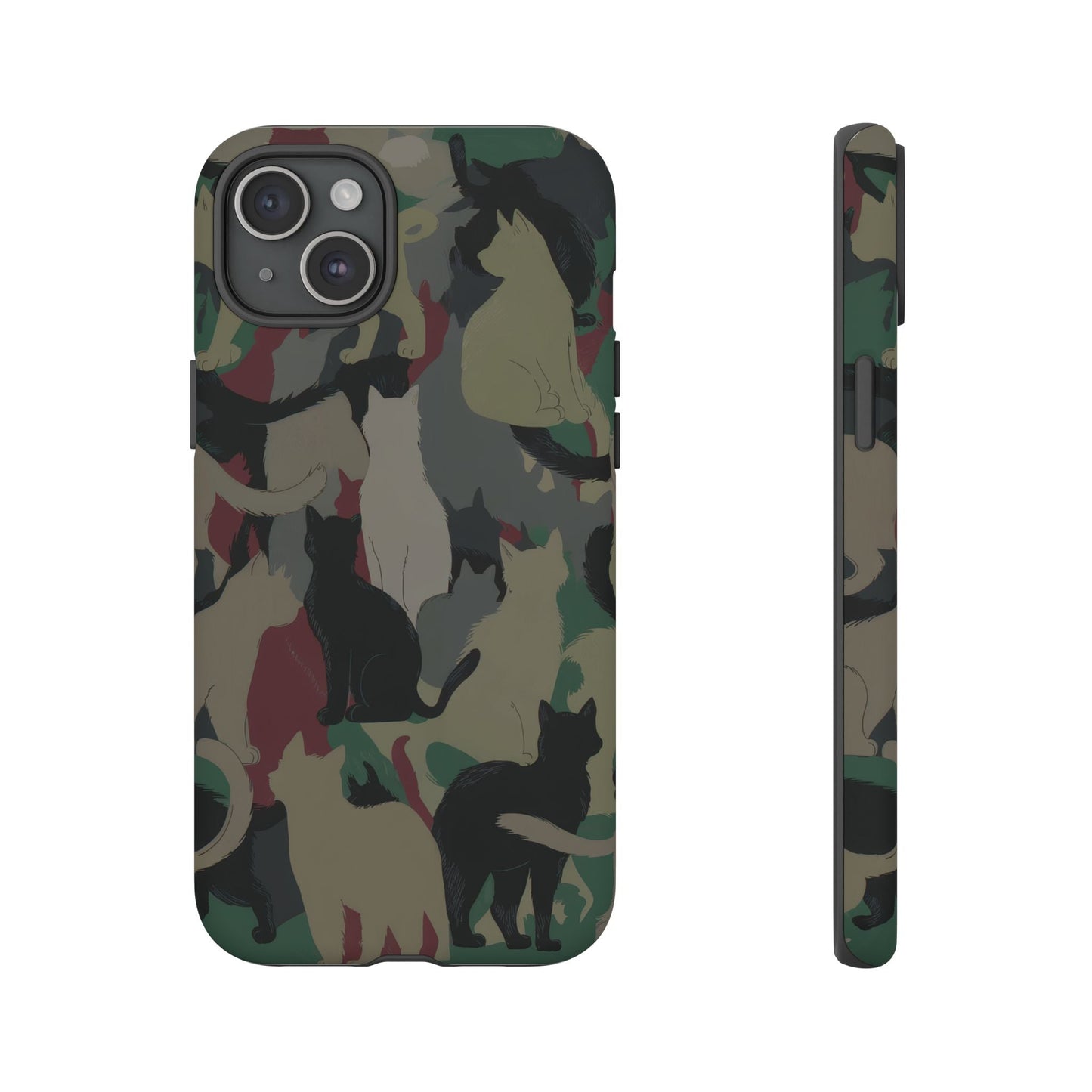 iphone case Camo Cats iPhone 15 Plus