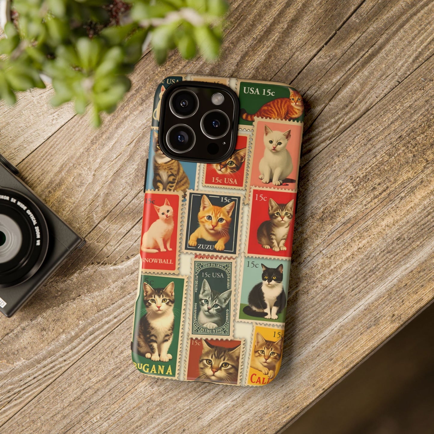 iphone case Cat Stamp Collection