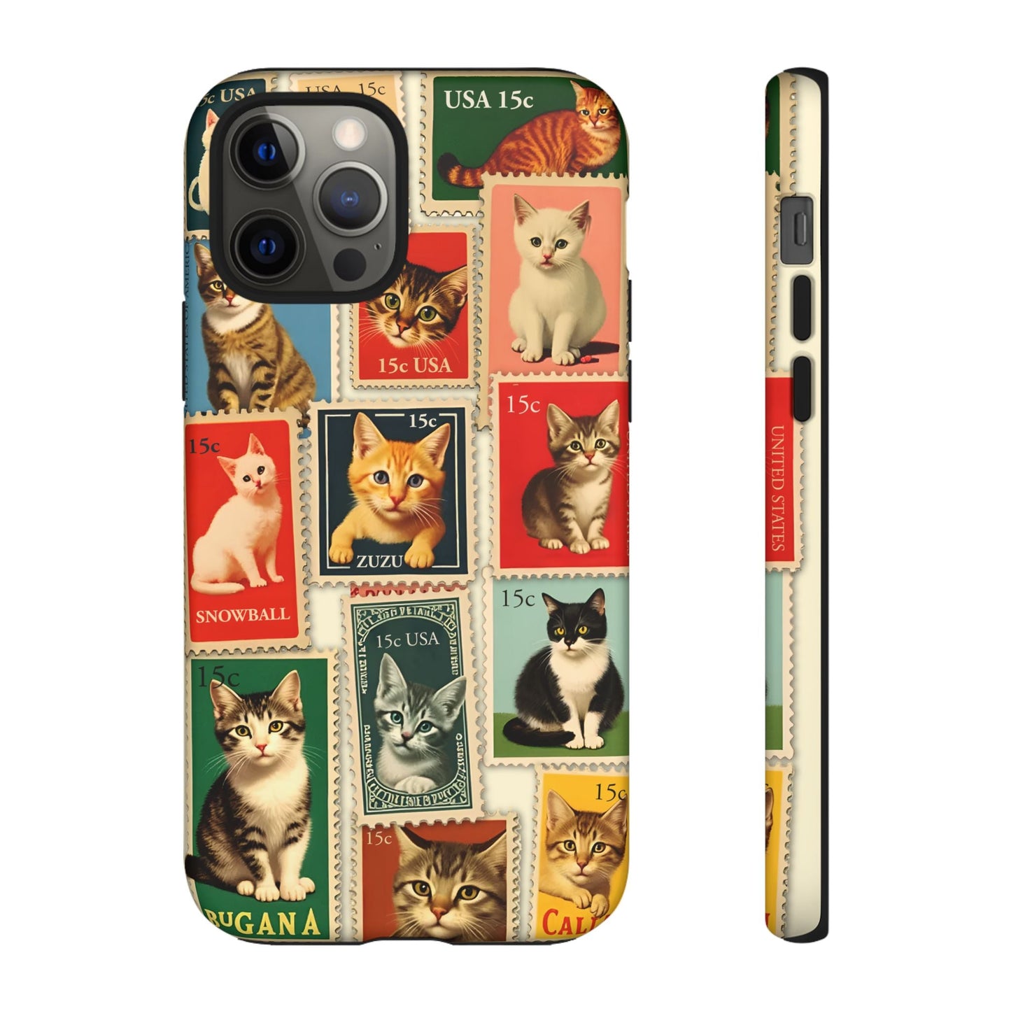 iphone case Cat Stamp Collection iPhone 12 Pro