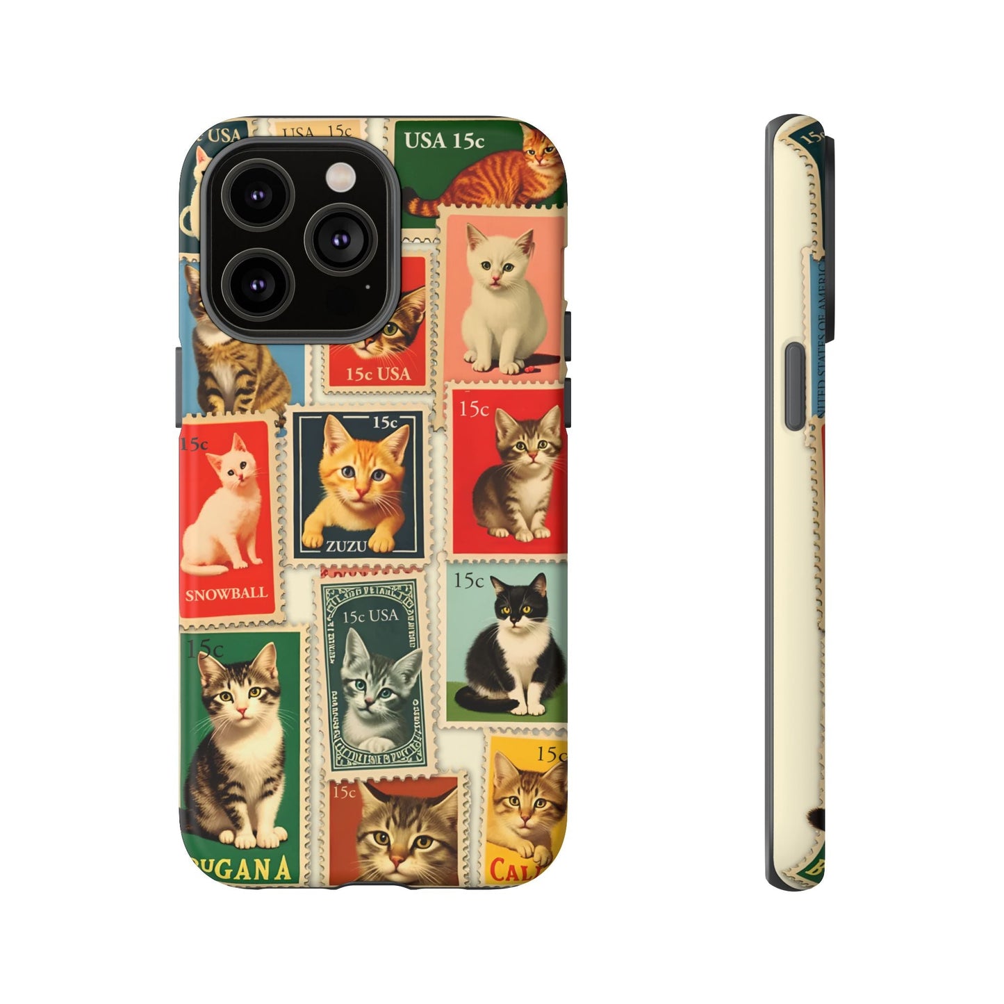 iphone case Cat Stamp Collection iPhone 14 Pro Max