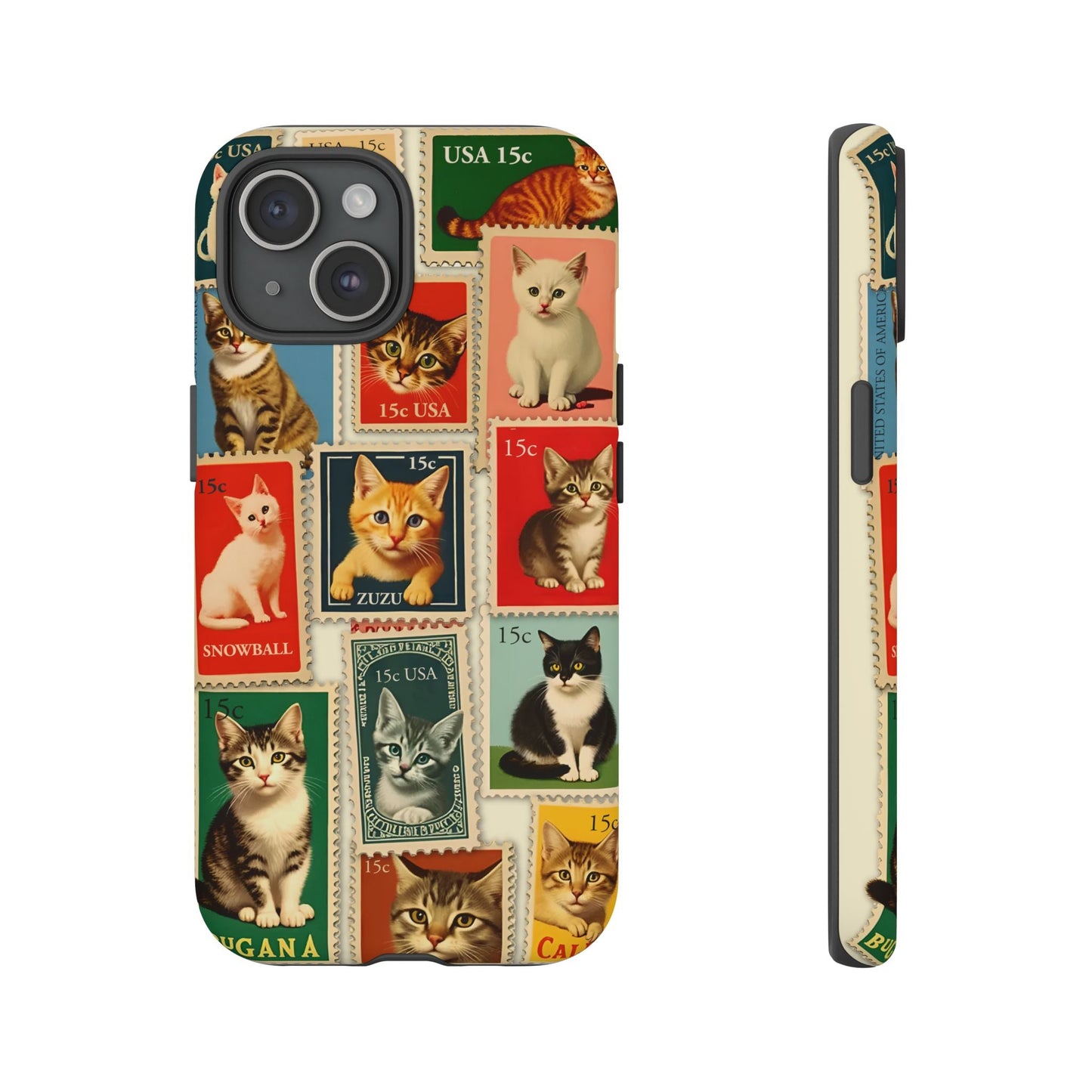 iphone case Cat Stamp Collection iPhone 15