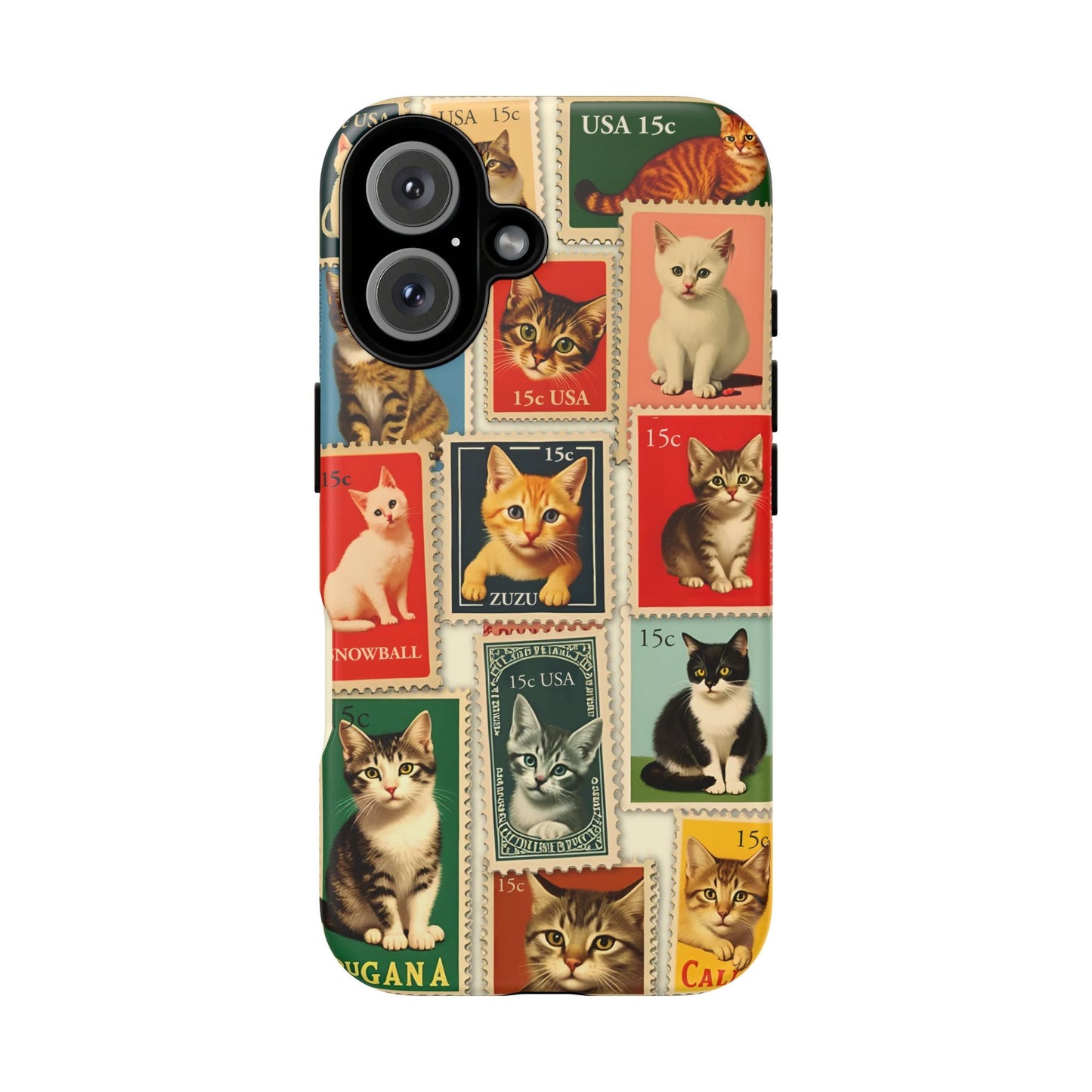 iphone case Cat Stamp Collection iPhone 16