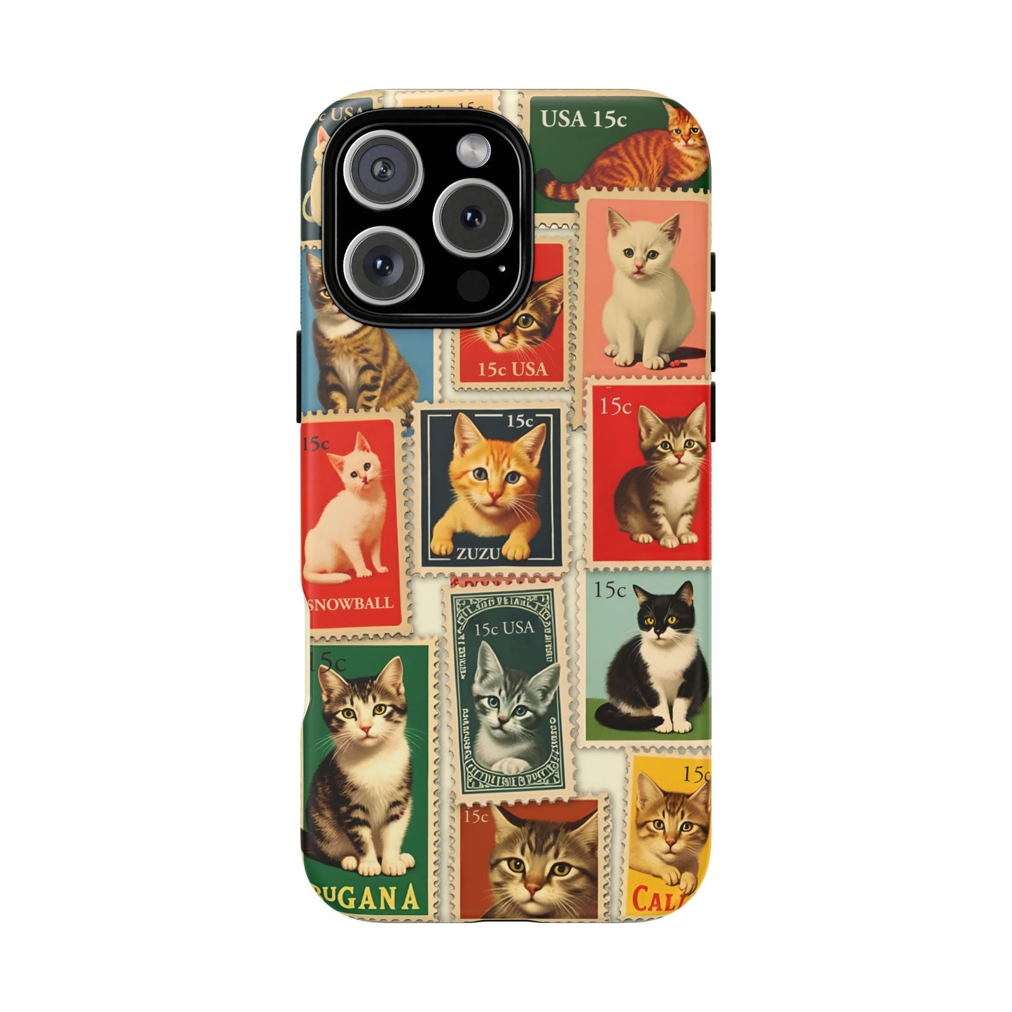 iphone case Cat Stamp Collection iPhone 16 Pro Max