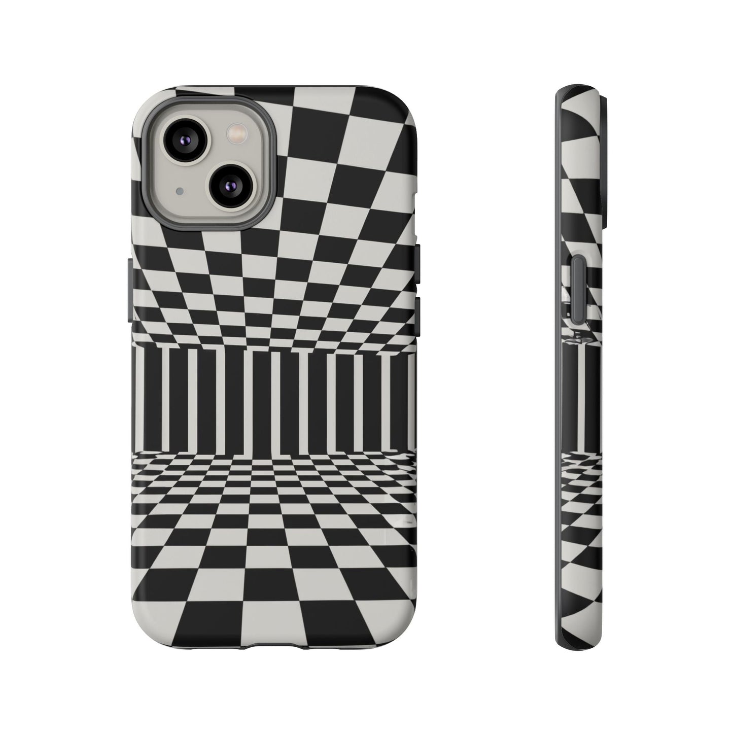 iphone case Checkered Infinity Room iPhone 14