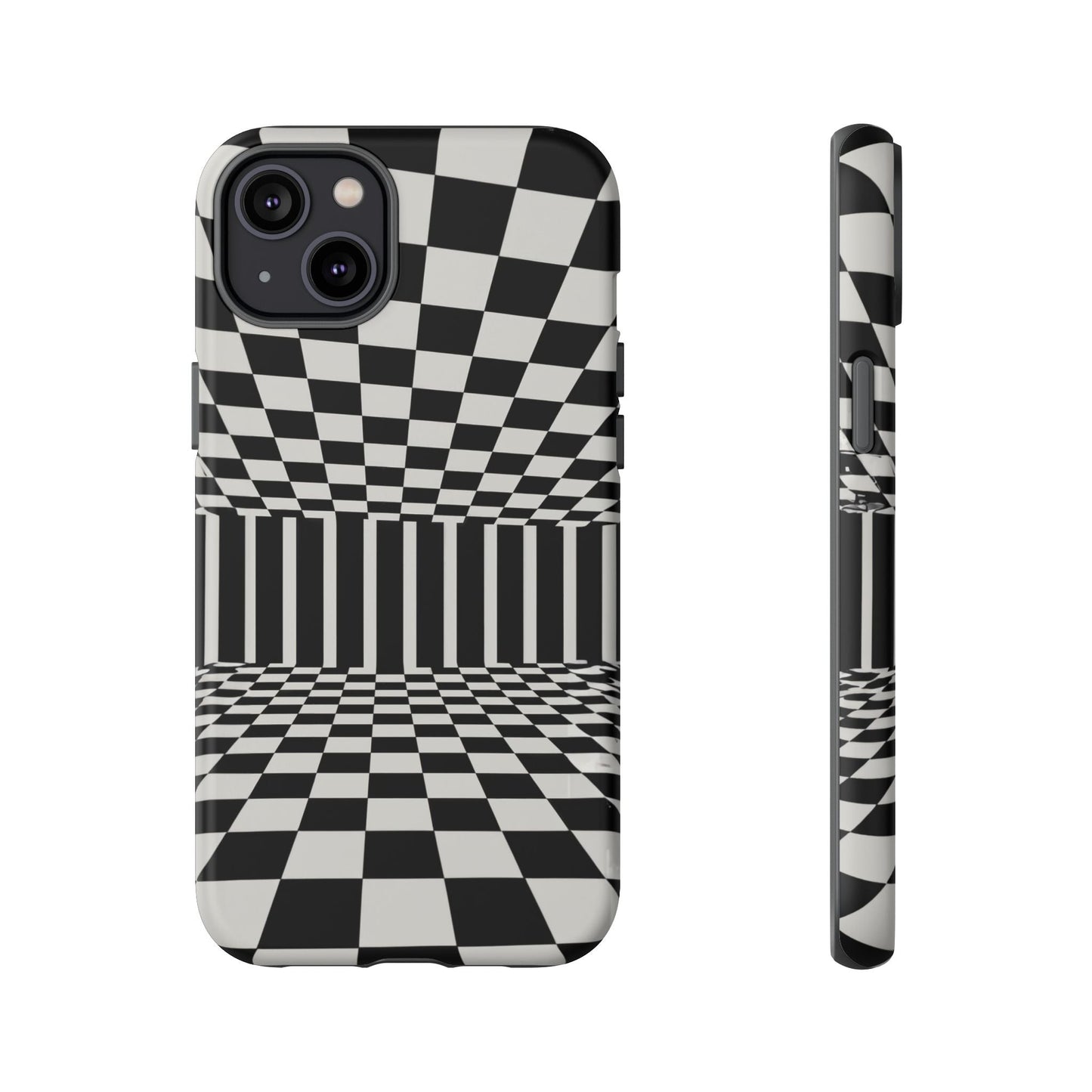 iphone case Checkered Infinity Room iPhone 14 Plus