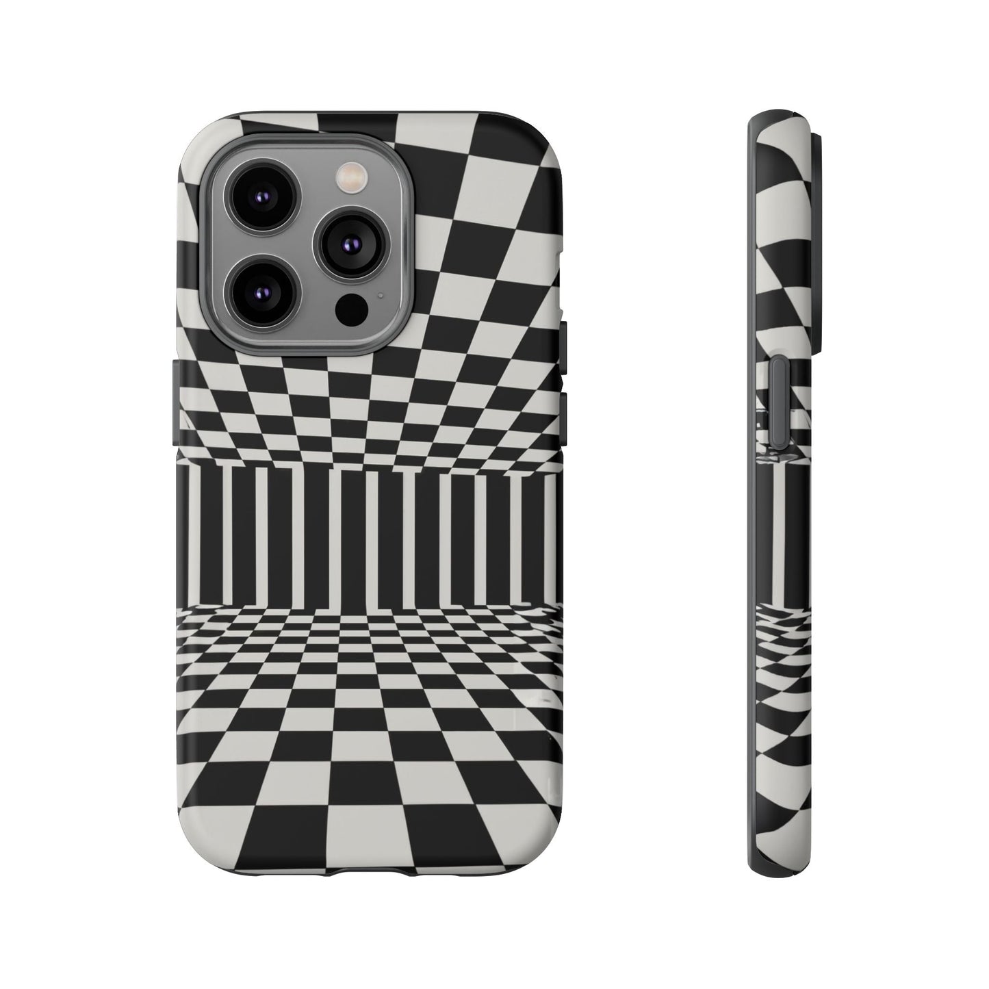 iphone case Checkered Infinity Room iPhone 14 Pro