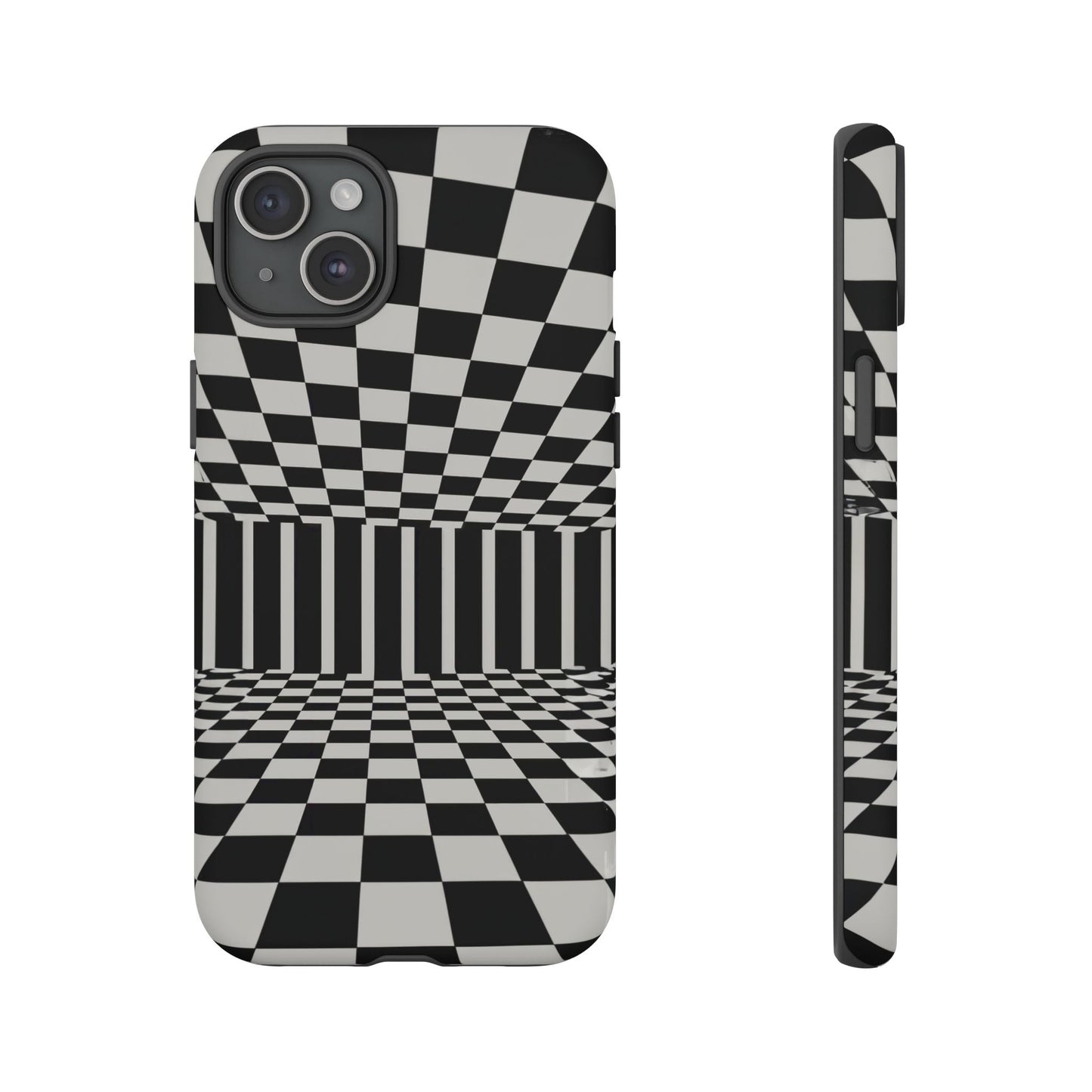 iphone case Checkered Infinity Room iPhone 15 Plus