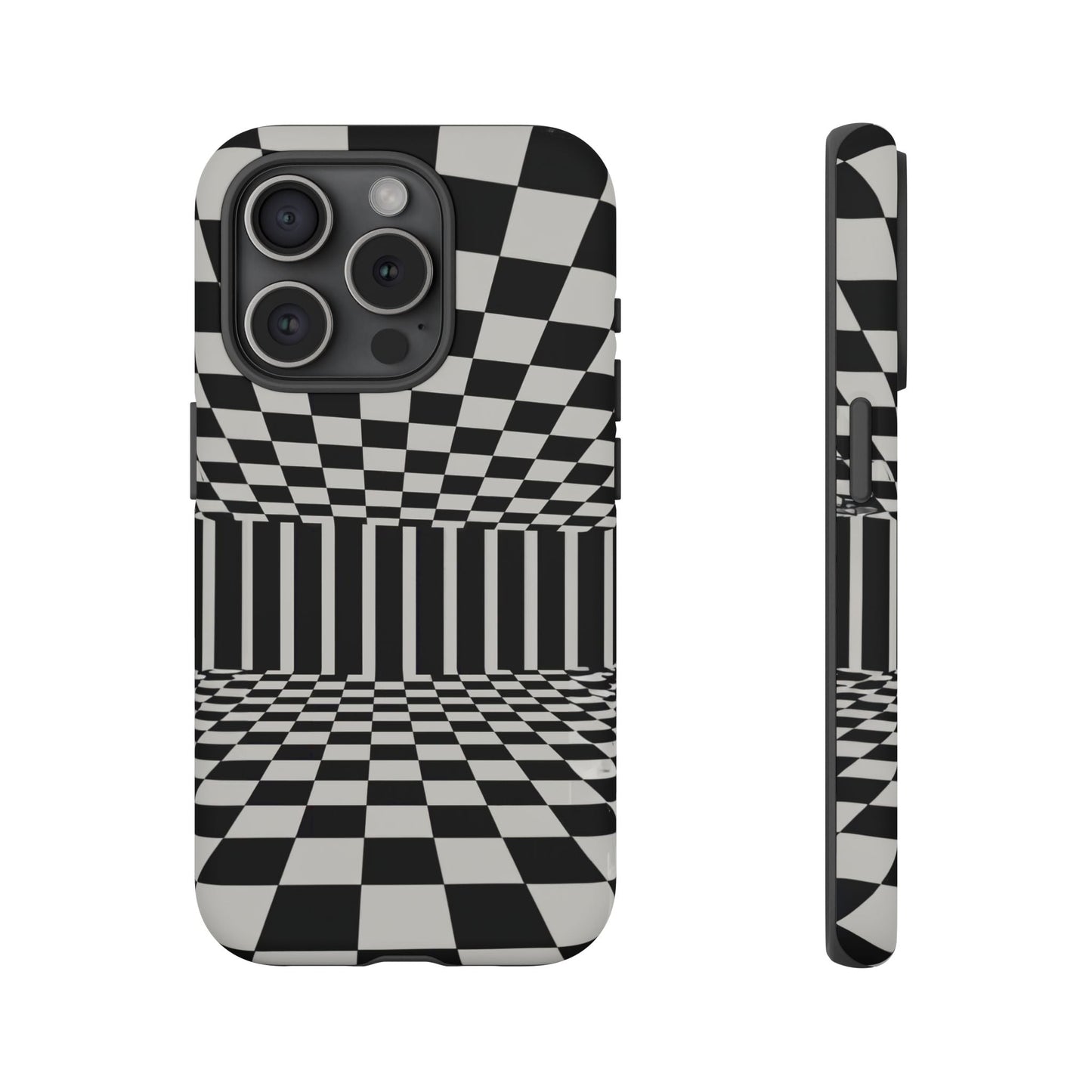 iphone case Checkered Infinity Room iPhone 15 Pro