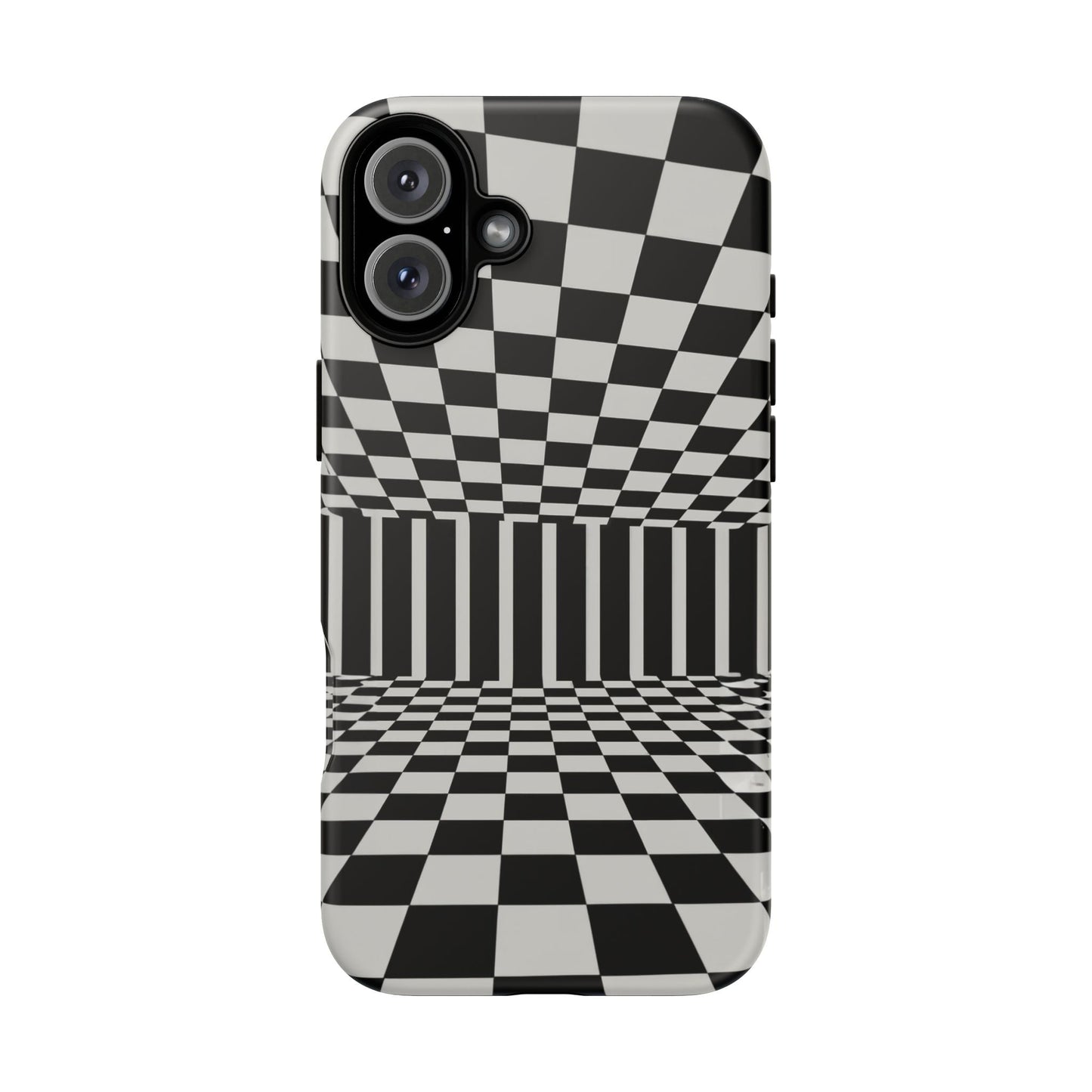 iphone case Checkered Infinity Room iPhone 16 Plus